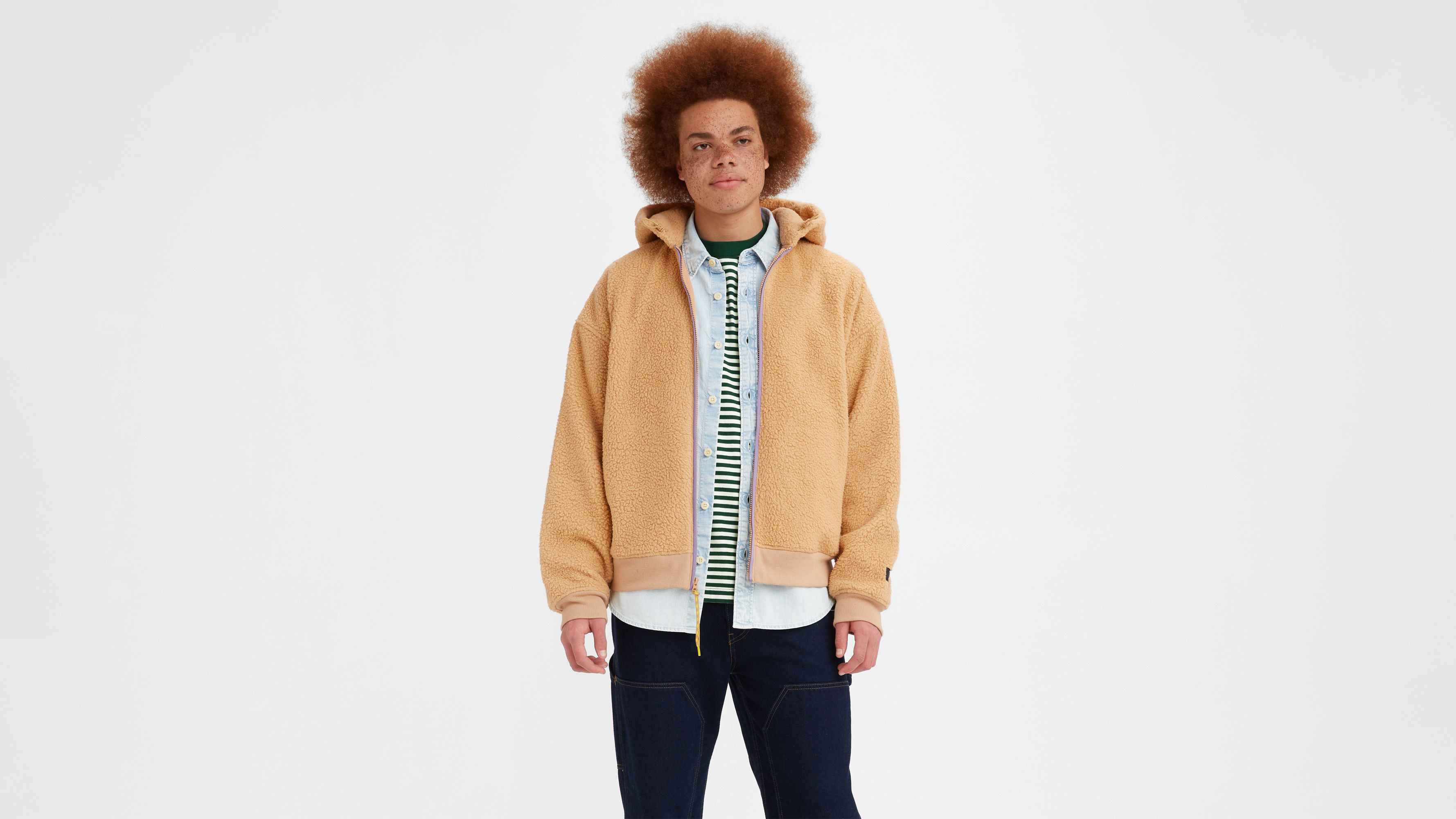 Sherpa Zip-Up Hoodie 2
