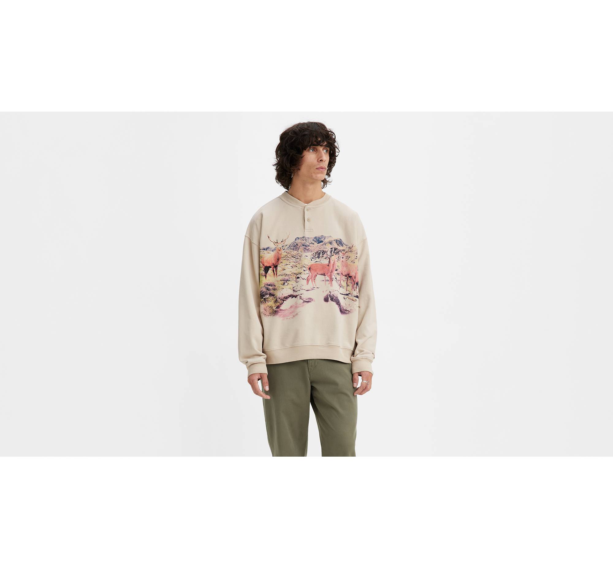Graphic Relaxed Crewneck Sweatshirt - Multi-color | Levi's® US