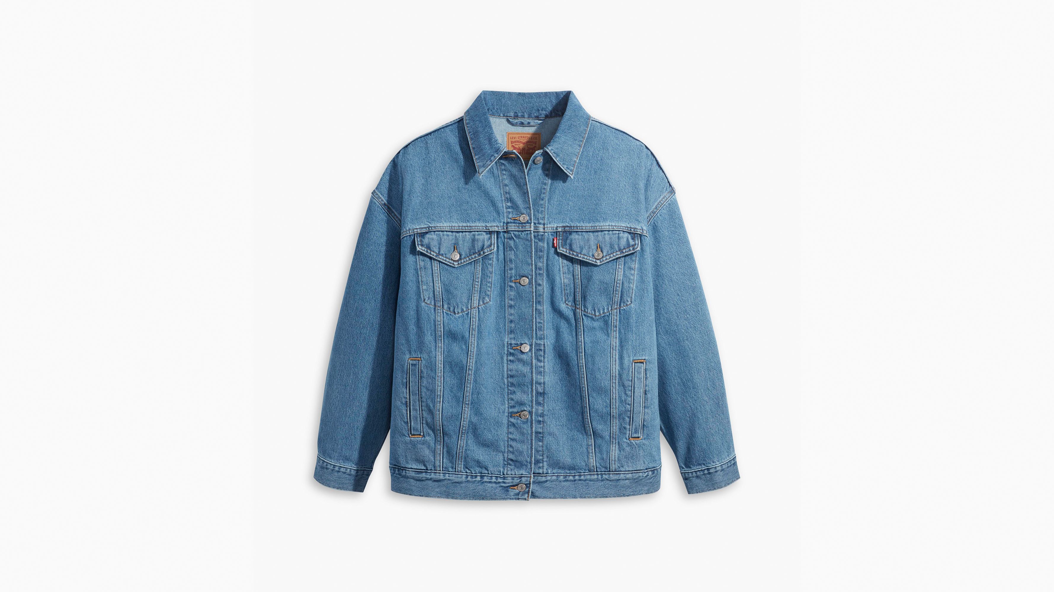 Levi's baggy trucker jacket 2024 womens