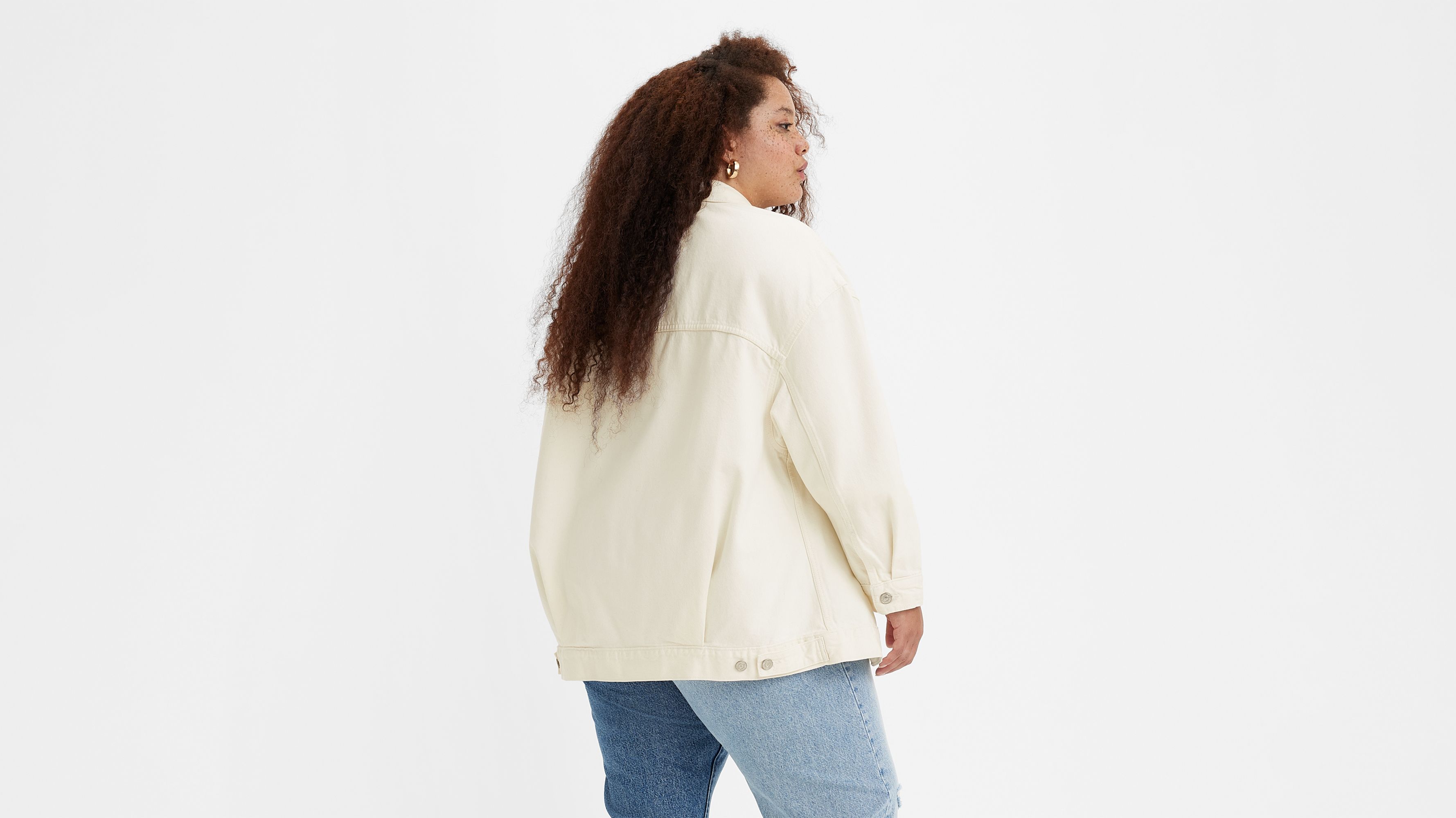 Baggy Trucker Jacket (Plus Size) 2