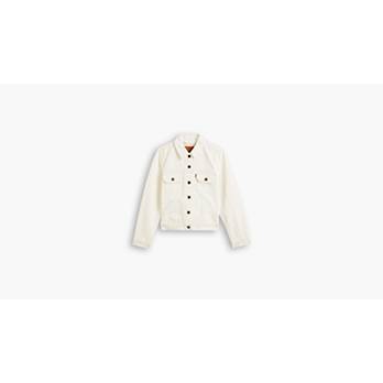 Lucky Brand womens Tomboy Trucker Denim Jacket, Clean White, X-Small US at   Women's Coats Shop