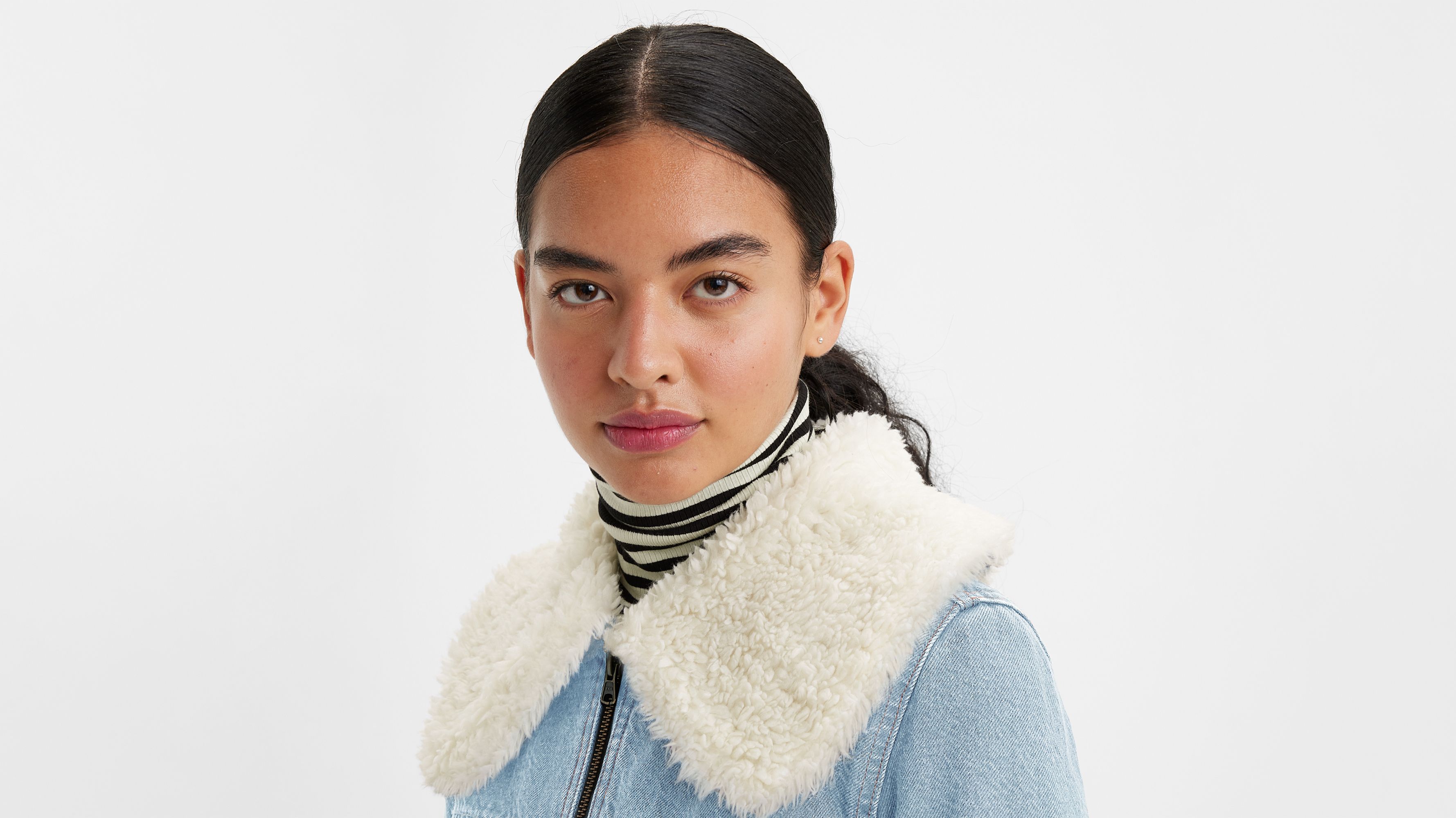 Giacca Sherpa Trucker rétro 3