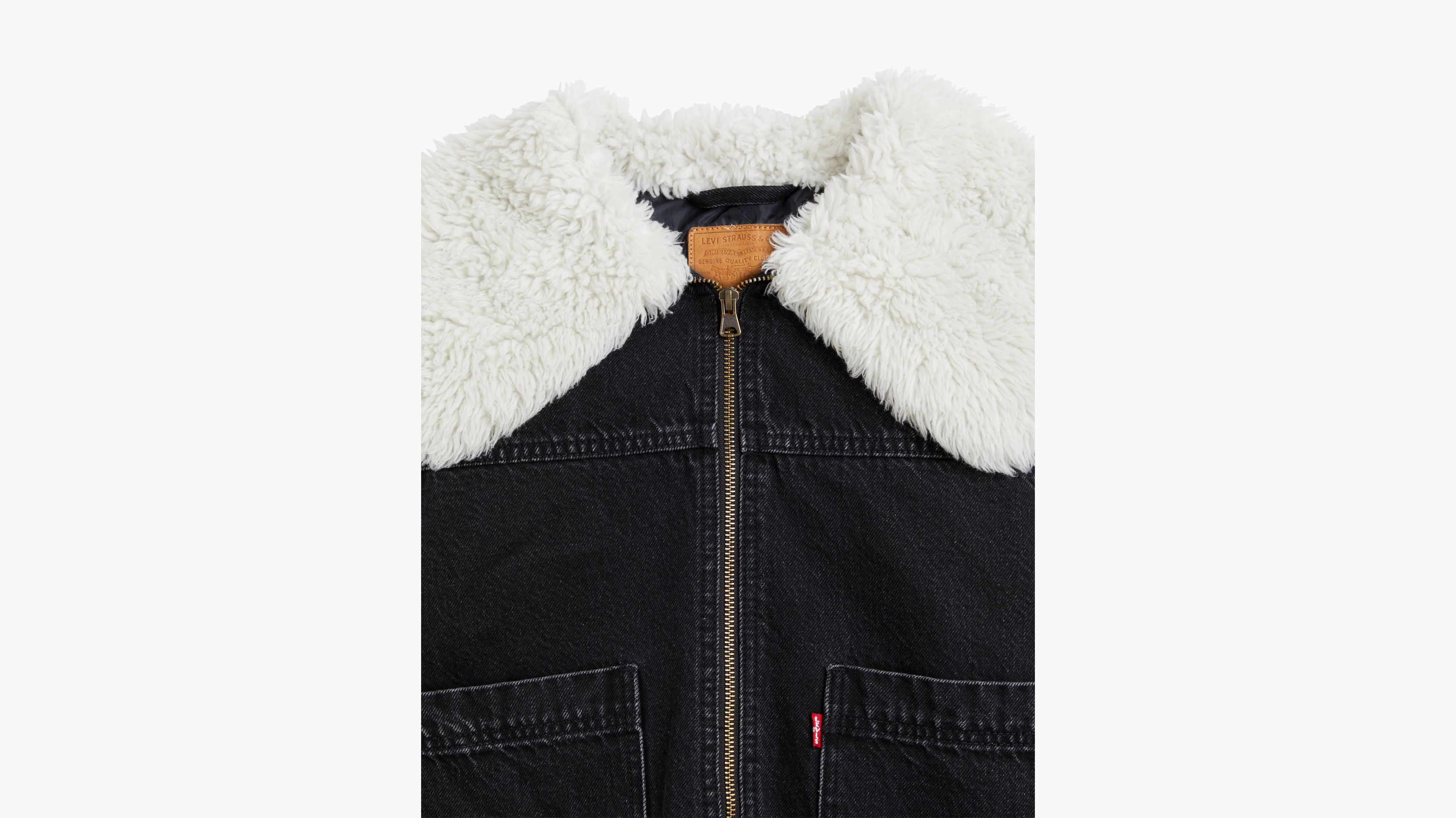 Retro Sherpa Trucker Jacket Black | Levi's® US