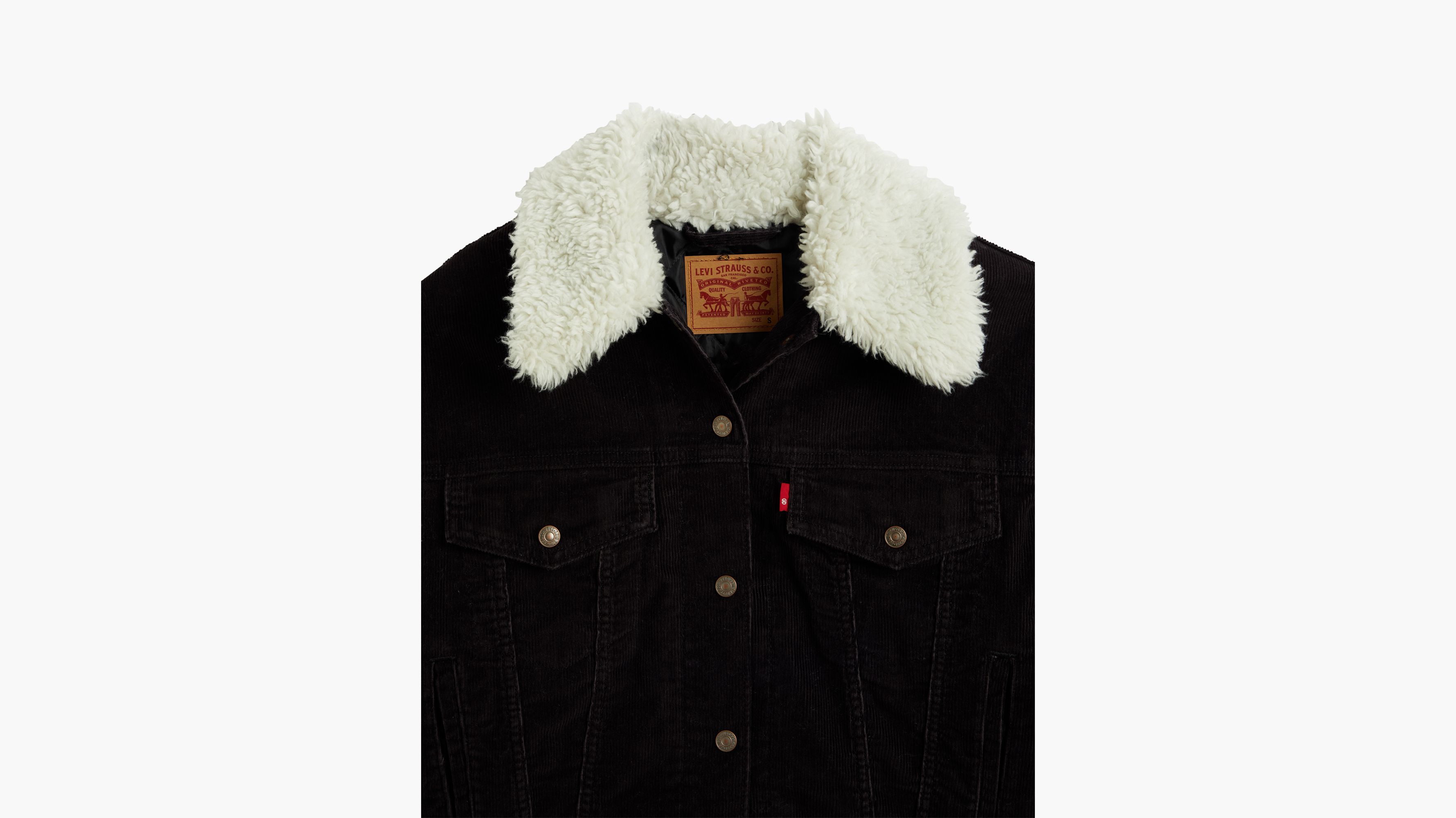 Levis fur collar deals jacket