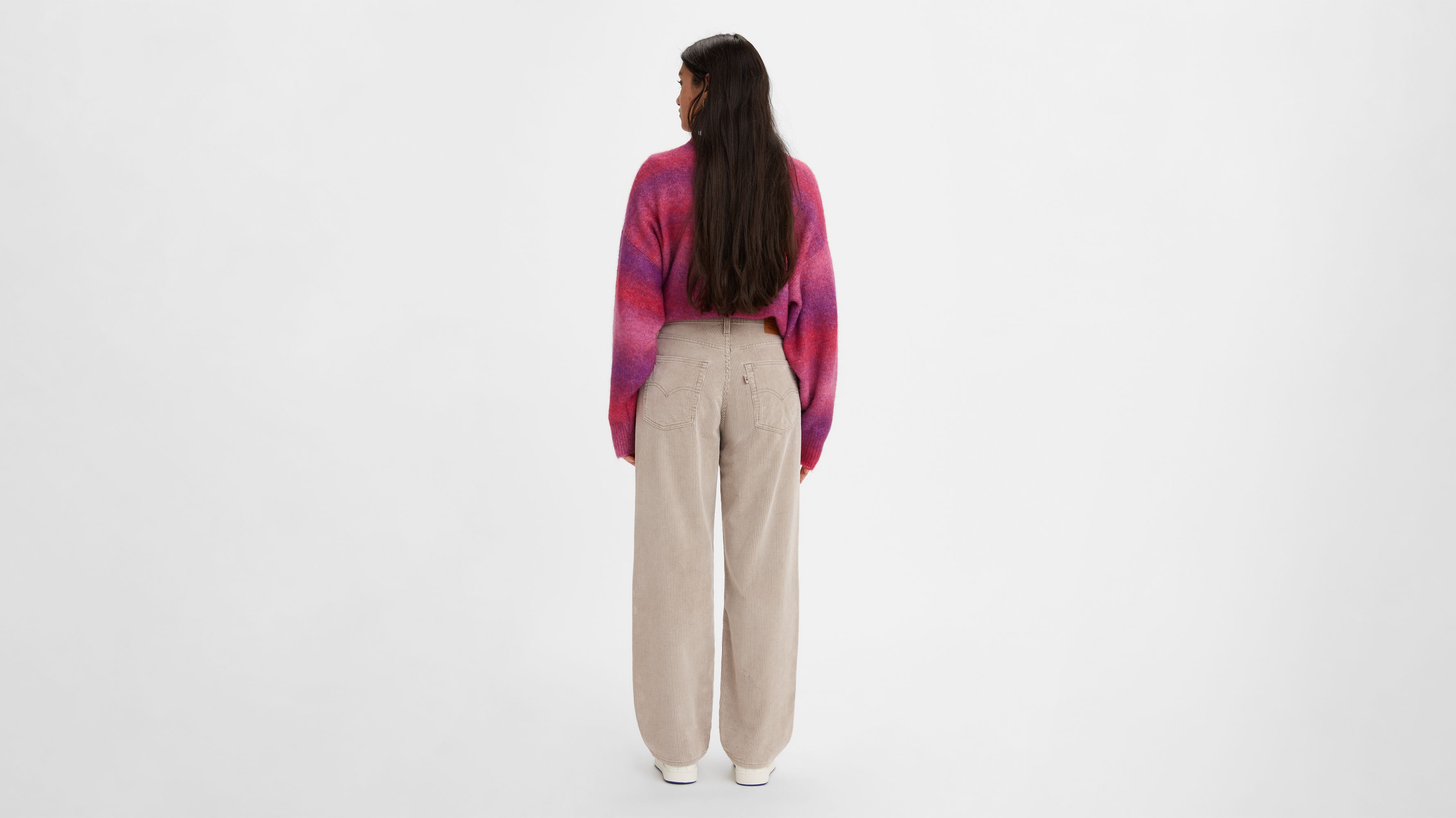 Dad Jeans oversize in velluto a coste 3