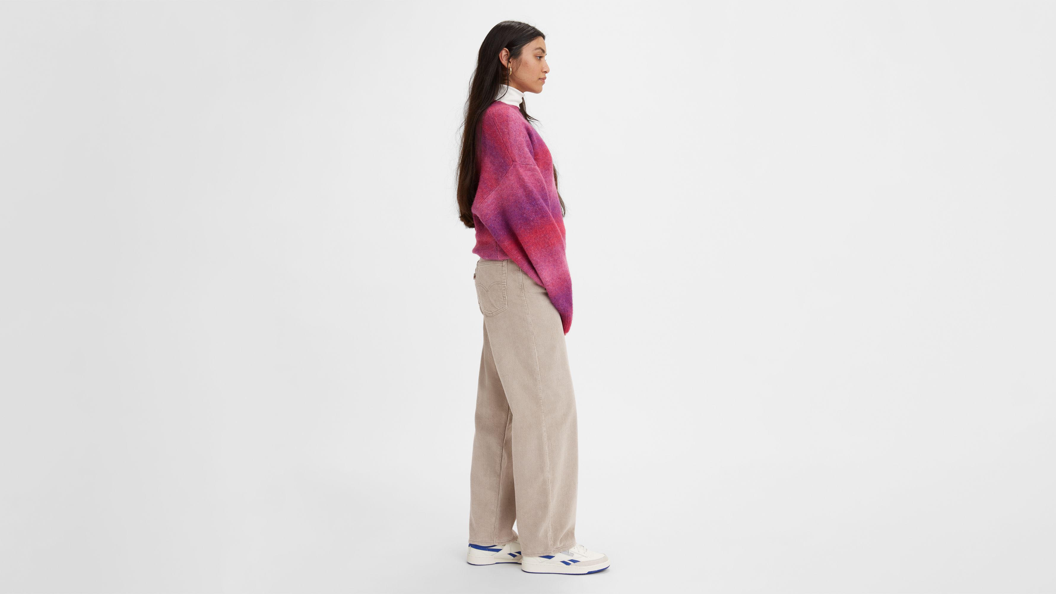 Dad Jeans oversize in velluto a coste 2