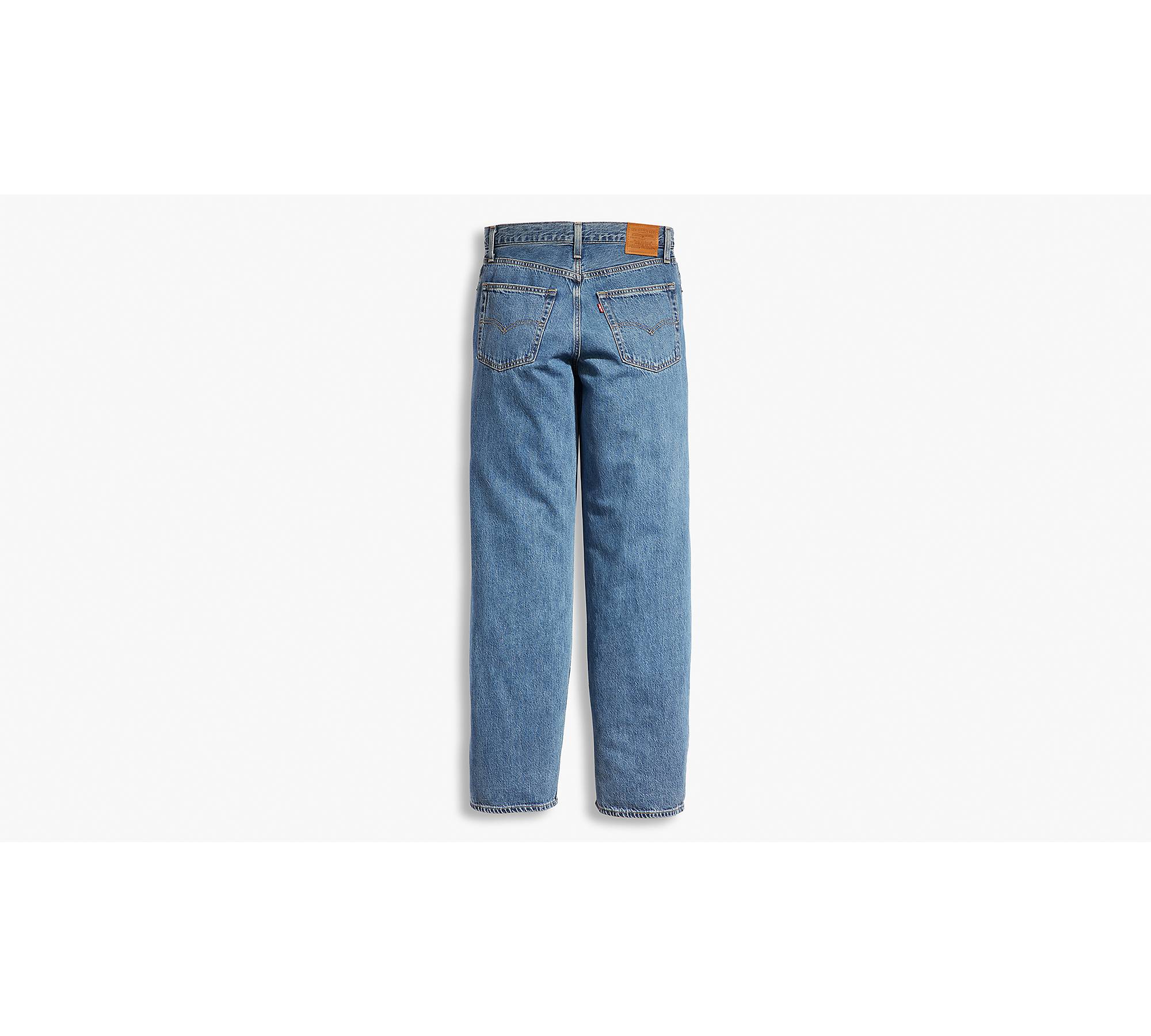 Baggy Dad Women's Jeans - Medium Wash
