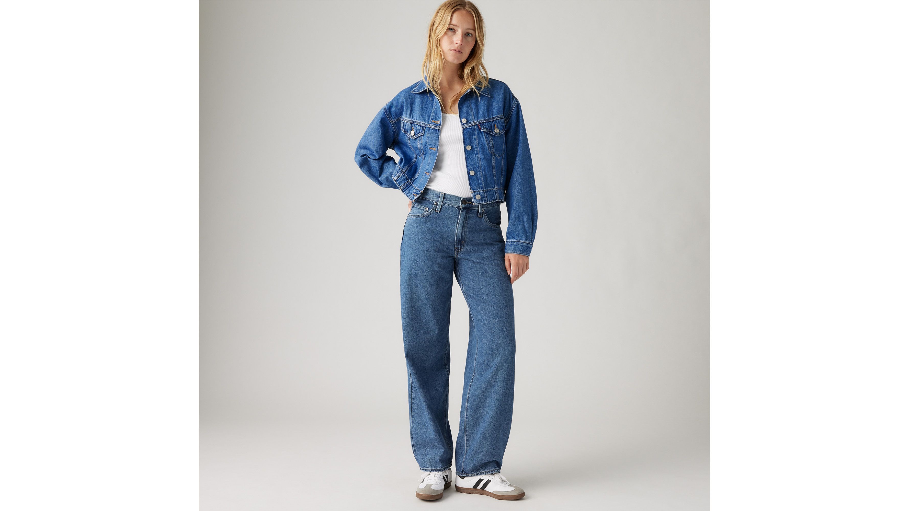 Descubrir 60+ imagen levi’s mid rise baggy jeans