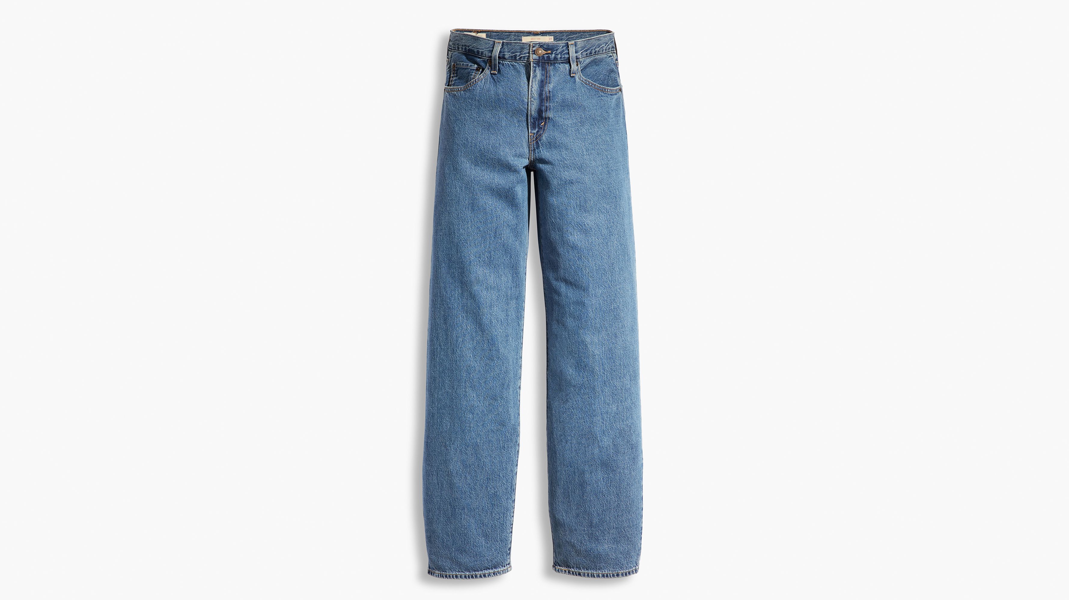 Baggy Dad Women's Jeans - Light Wash