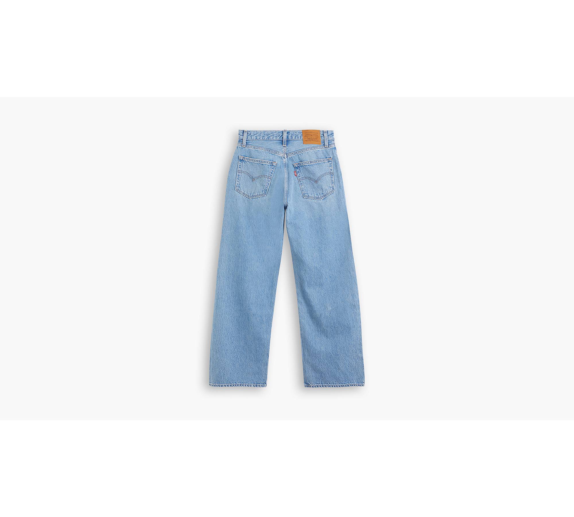 Reversible Baggy Dad Women's Jeans - Medium Wash