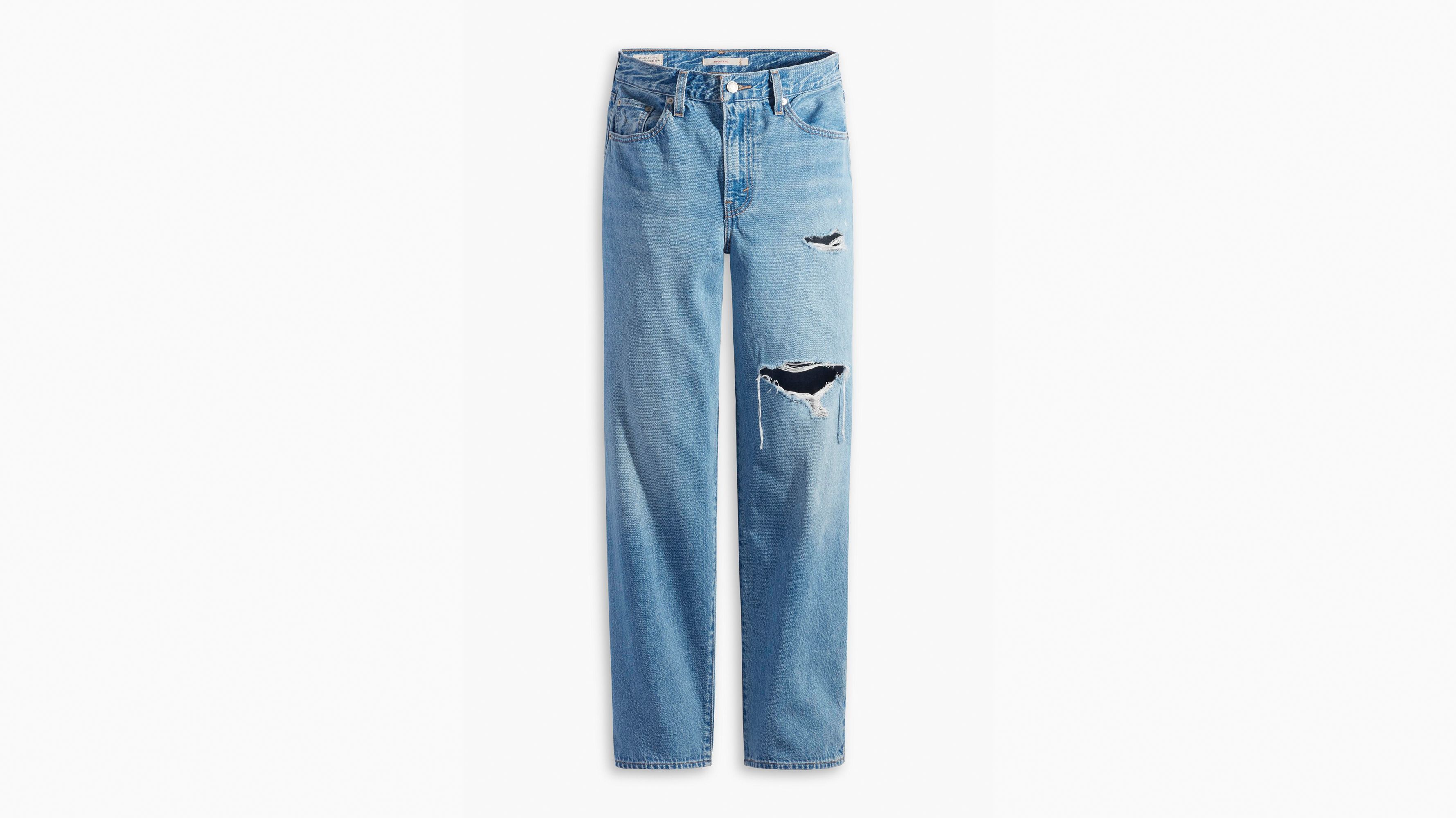 Baggy Dad Women's Jeans - Medium Wash