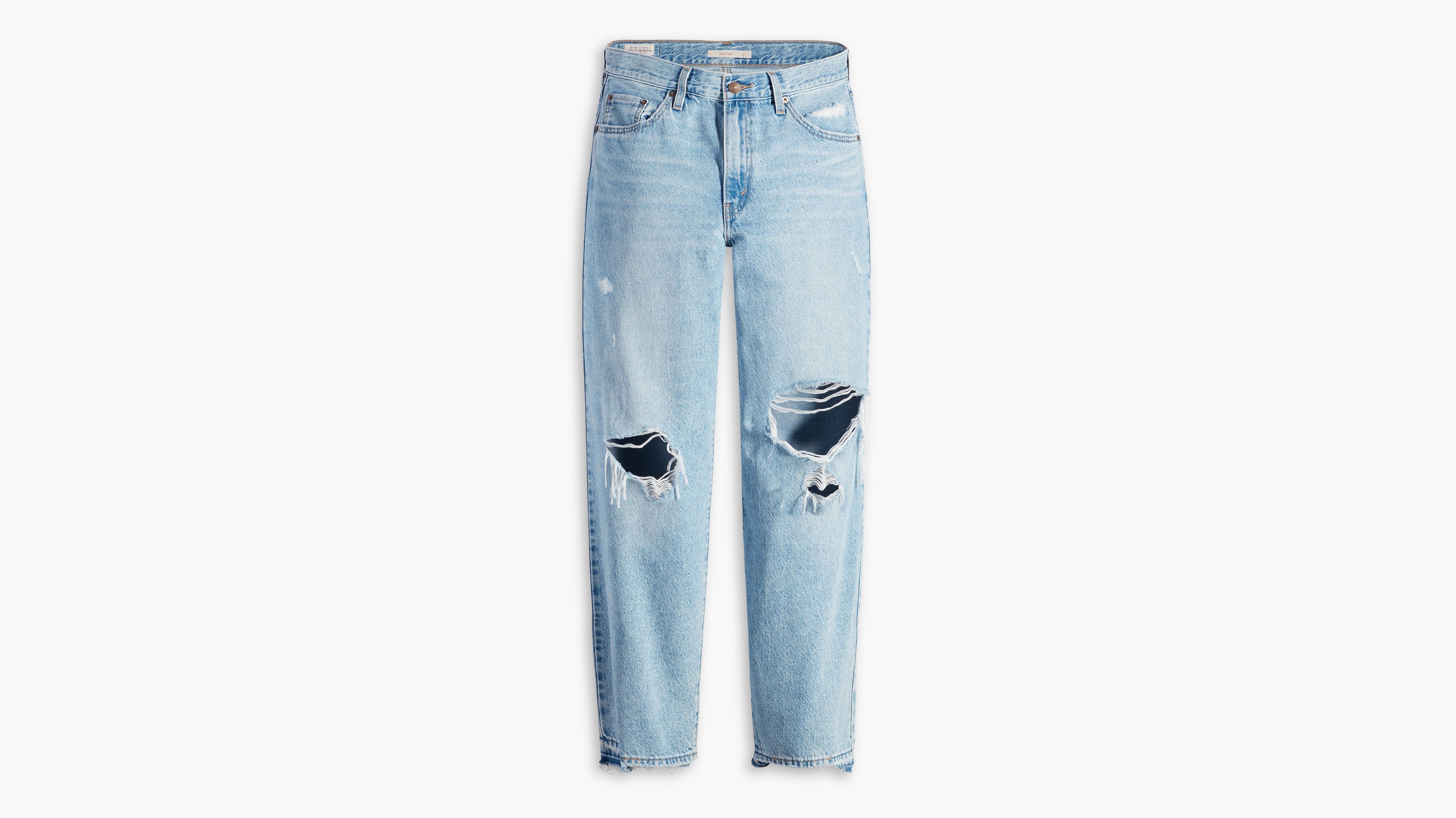 Baggy Dad Women's Jeans - Light Wash