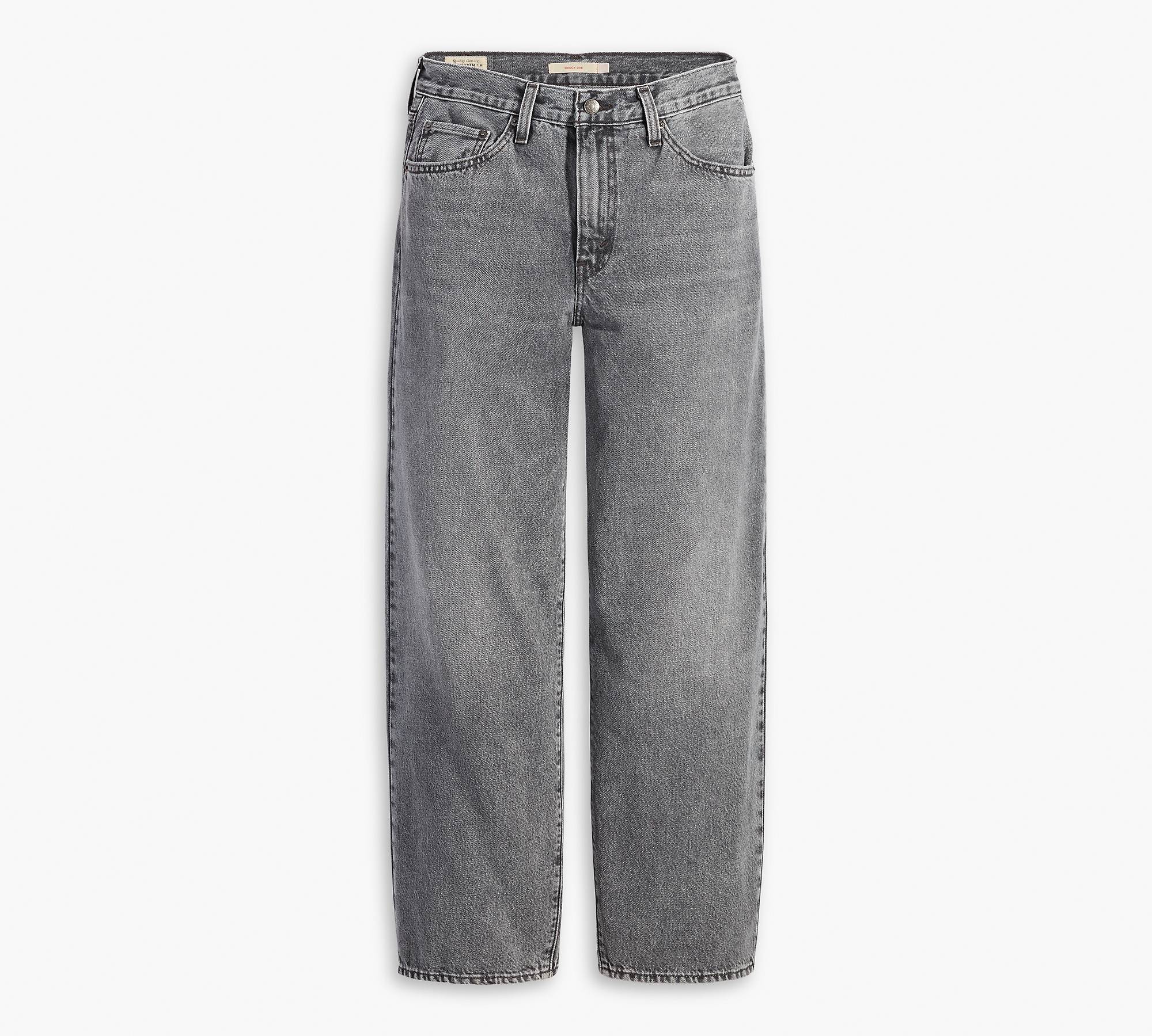 Baggy Dad Jeans - Grey