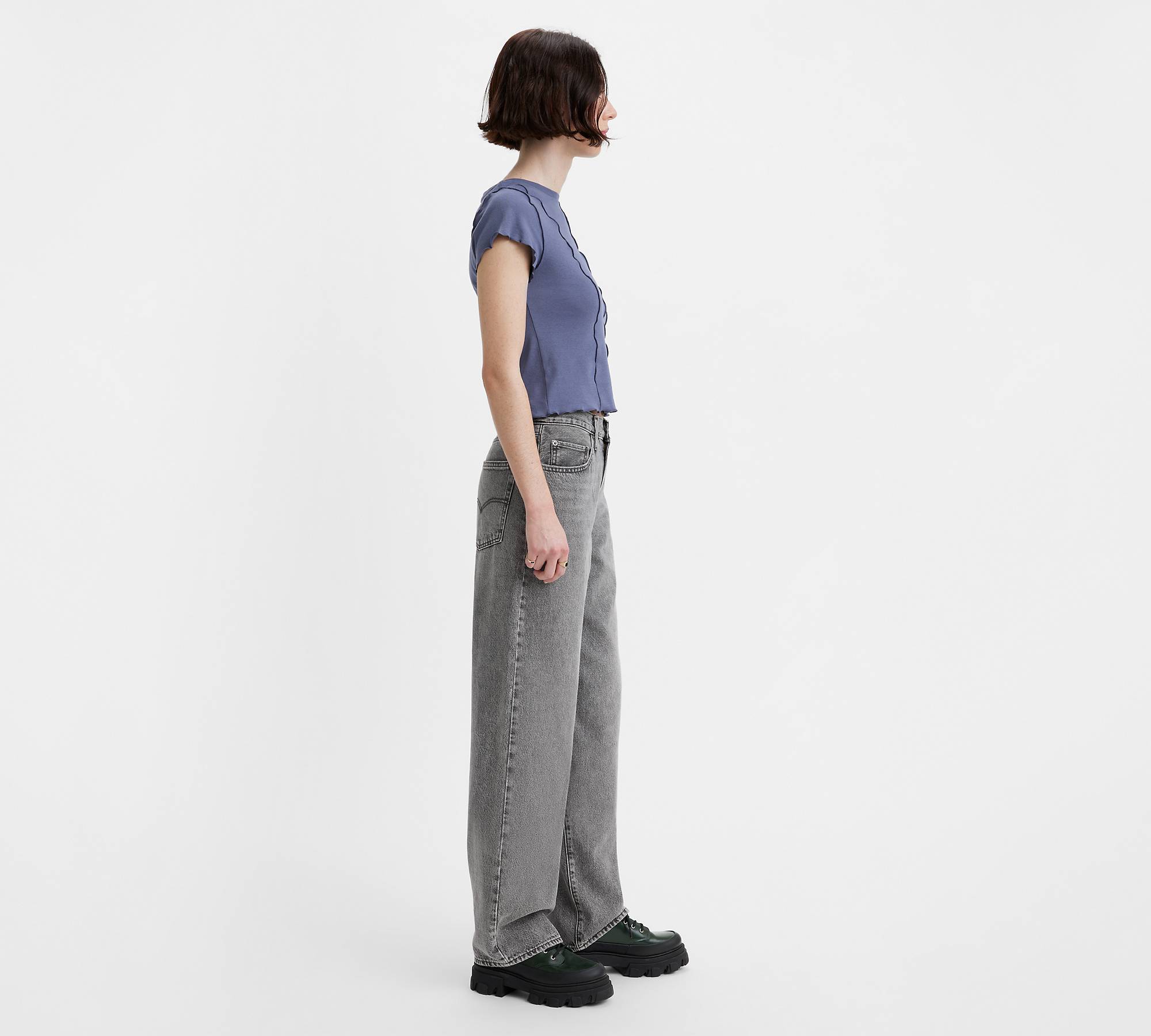 Baggy Dad Jeans - Grey | Levi's® RO