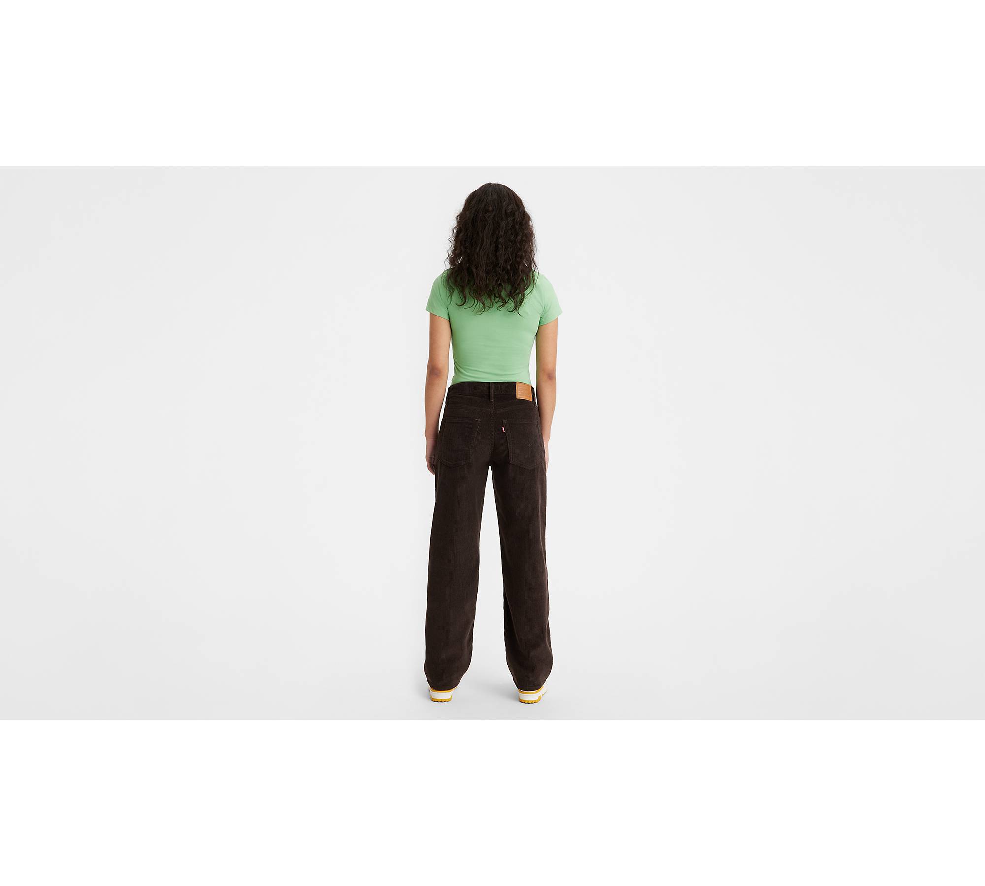 Baggy Dad Corduroy Women's Pants - Brown | Levi's® US
