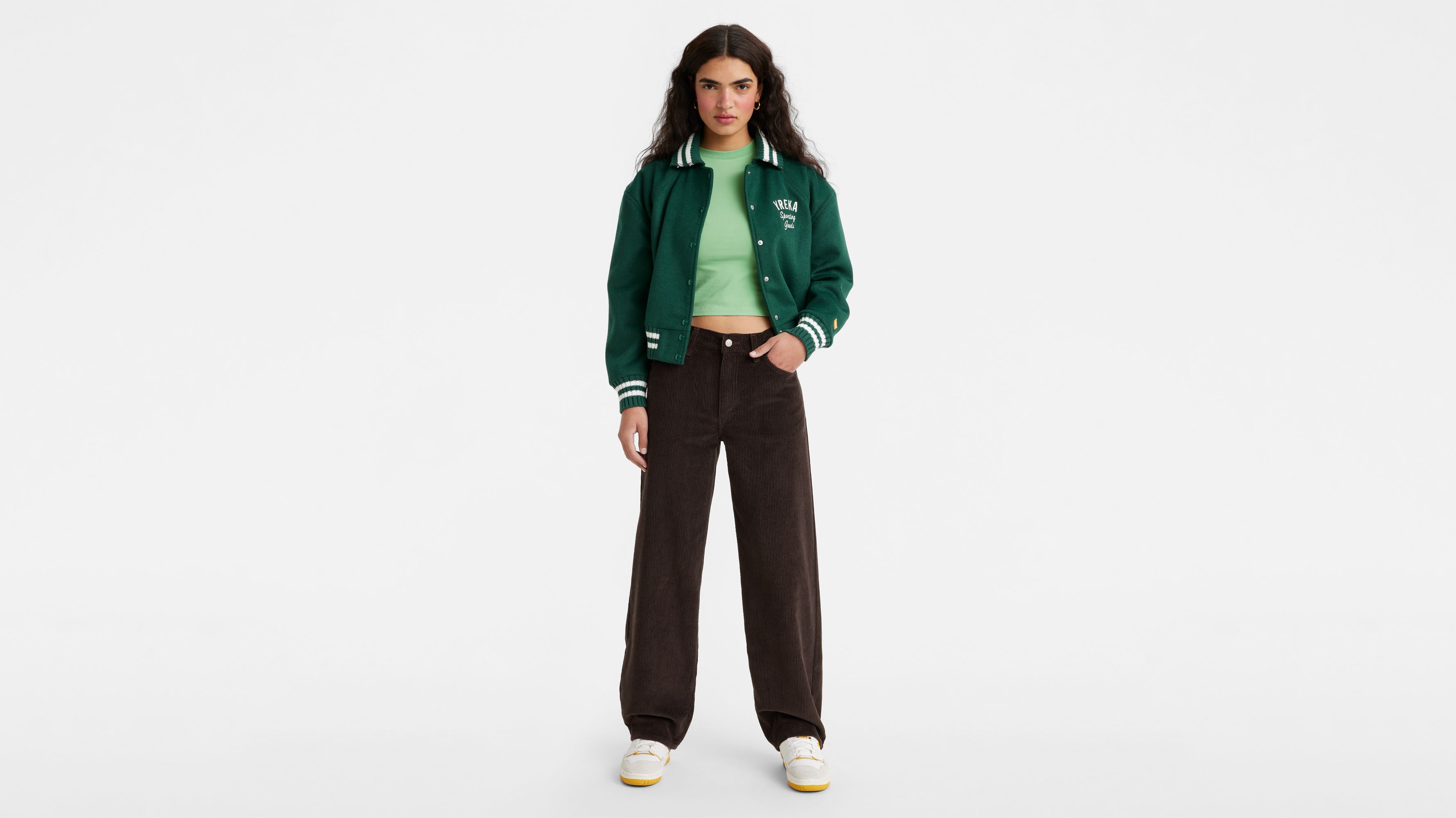 Baggy Dad Corduroy Women's Pants