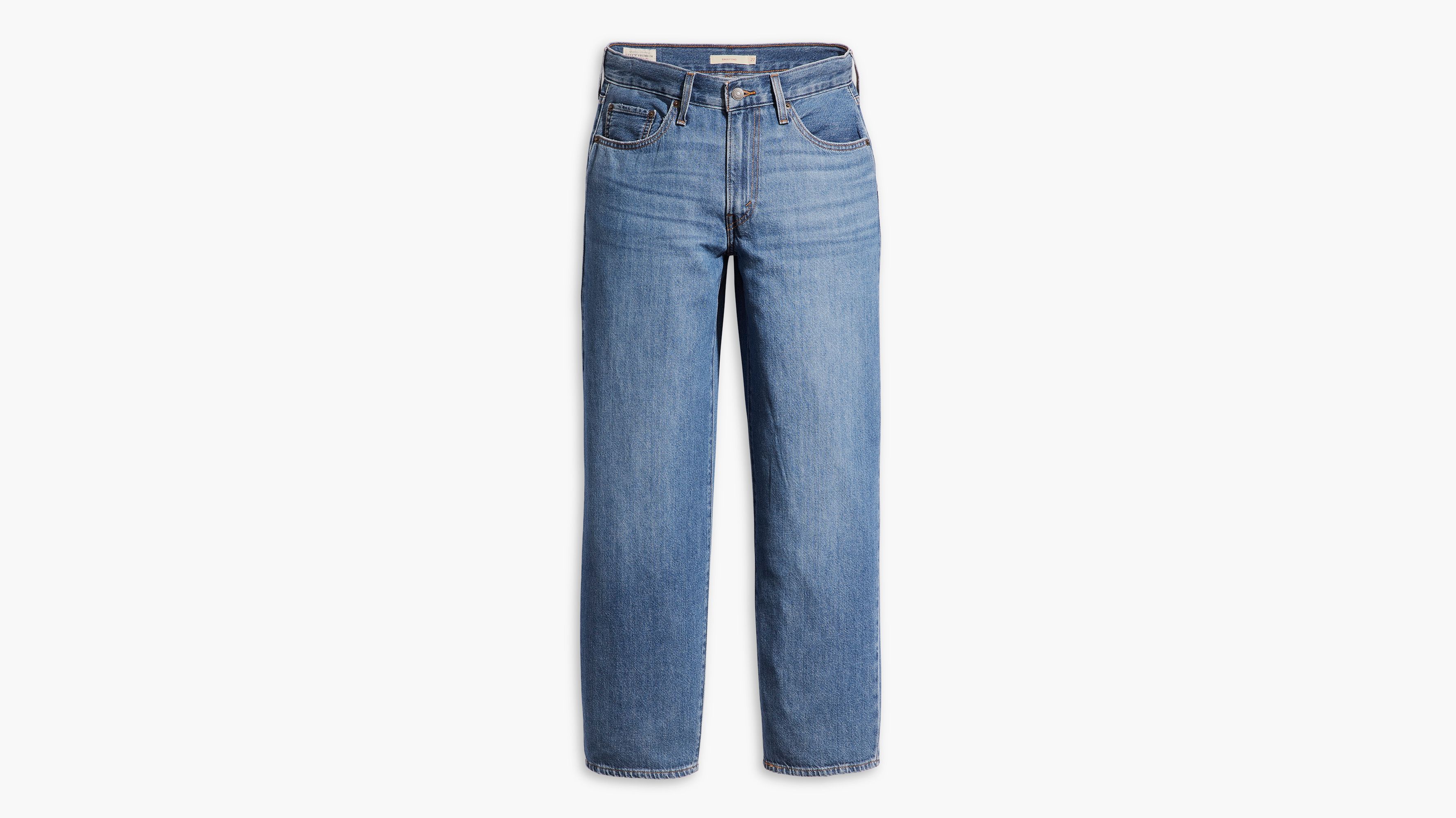 Baggy Dad Performance Cool Women's Jeans - Dark Wash