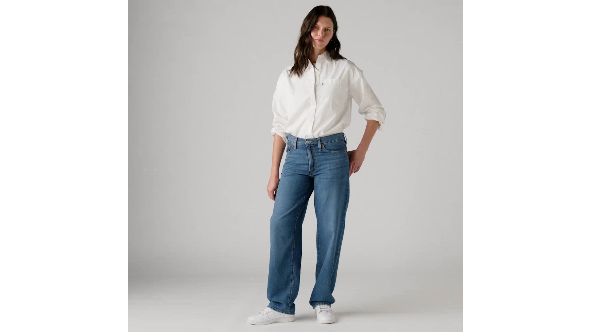 Baggy Dad Lightweight Jeans 1