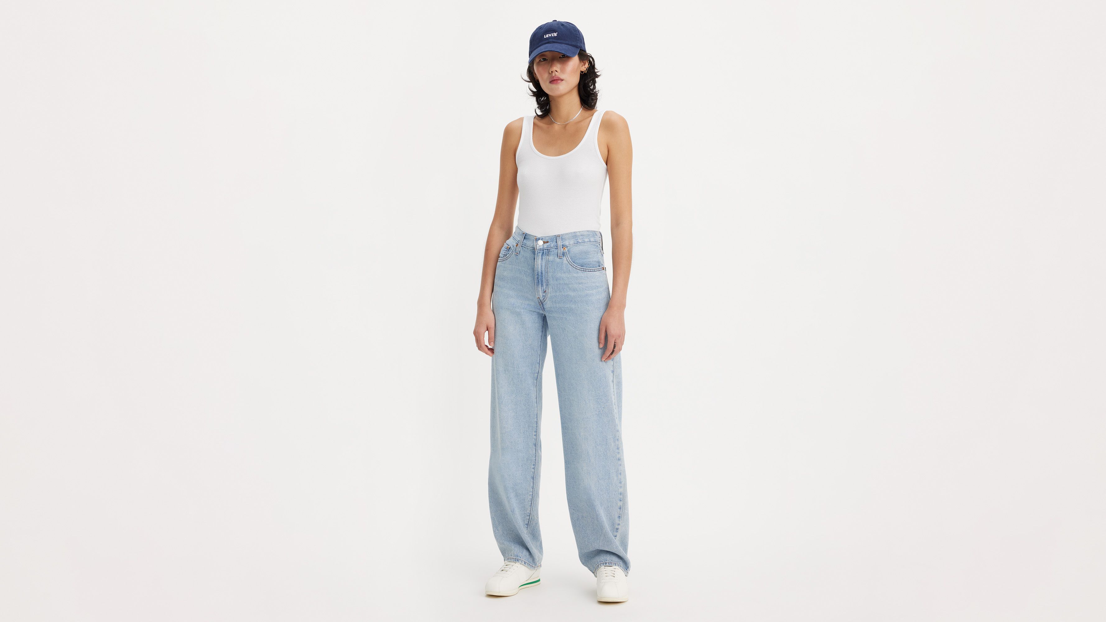 Baggy Dad Performance Cool Women's Jeans - Light Wash | Levi's® US