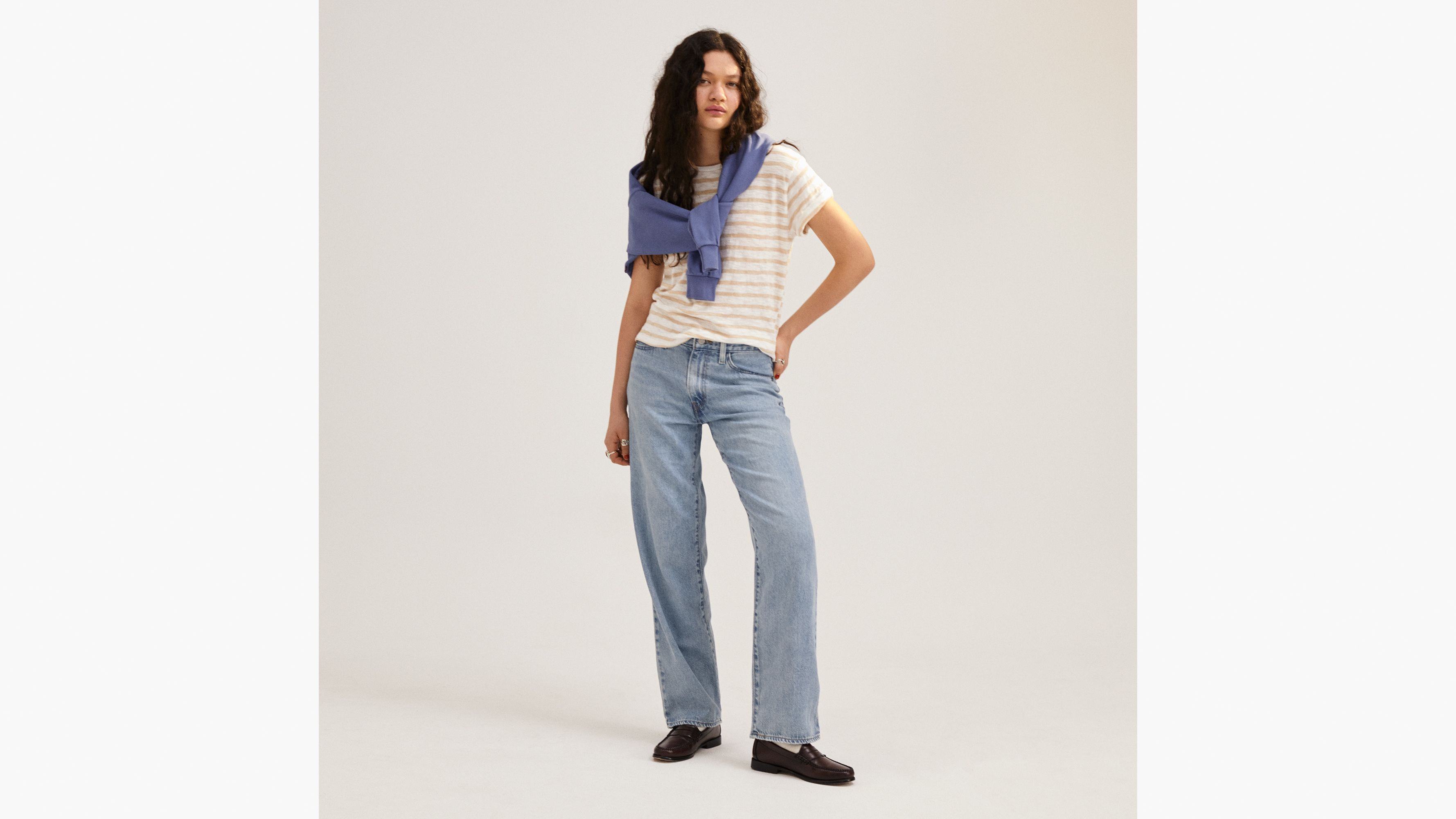 Baggy Dad Performance Cool Women's Jeans