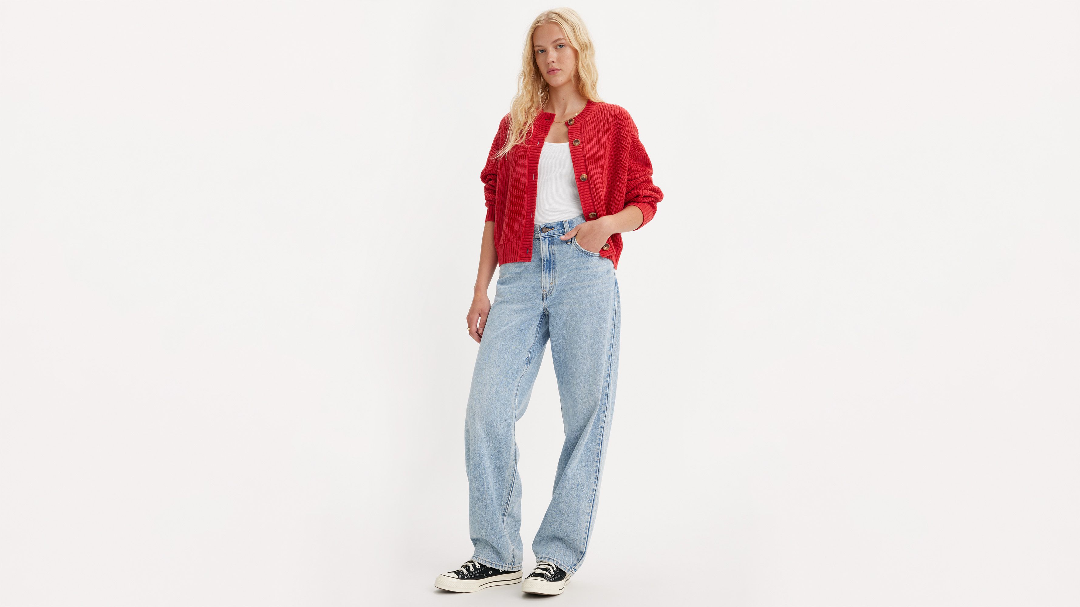 Baggy Dad Women's Jeans - Light Wash | Levi's® US