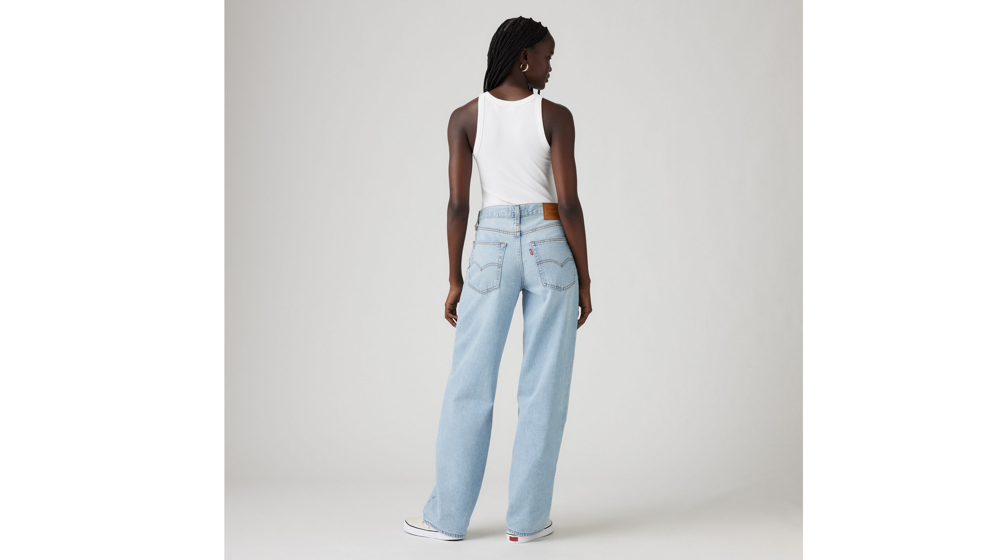 LEVI'S ハキ タット シンス A3494 0048 Baggy Dad Women's Jeans - Dark Wash | Levi's® US