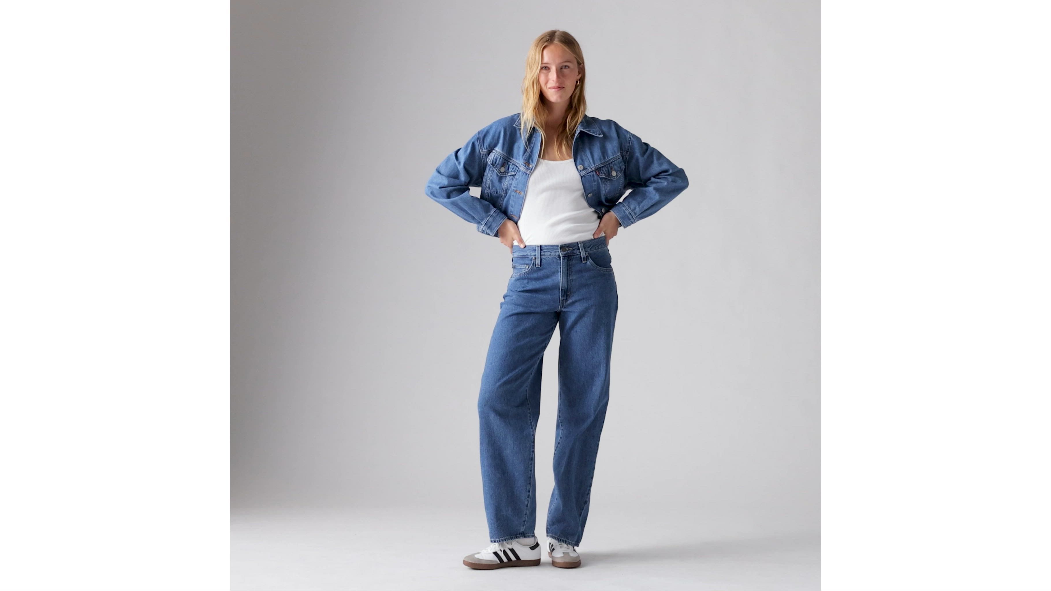 Baggy Dad Women's Jeans - Black | Levi's® US