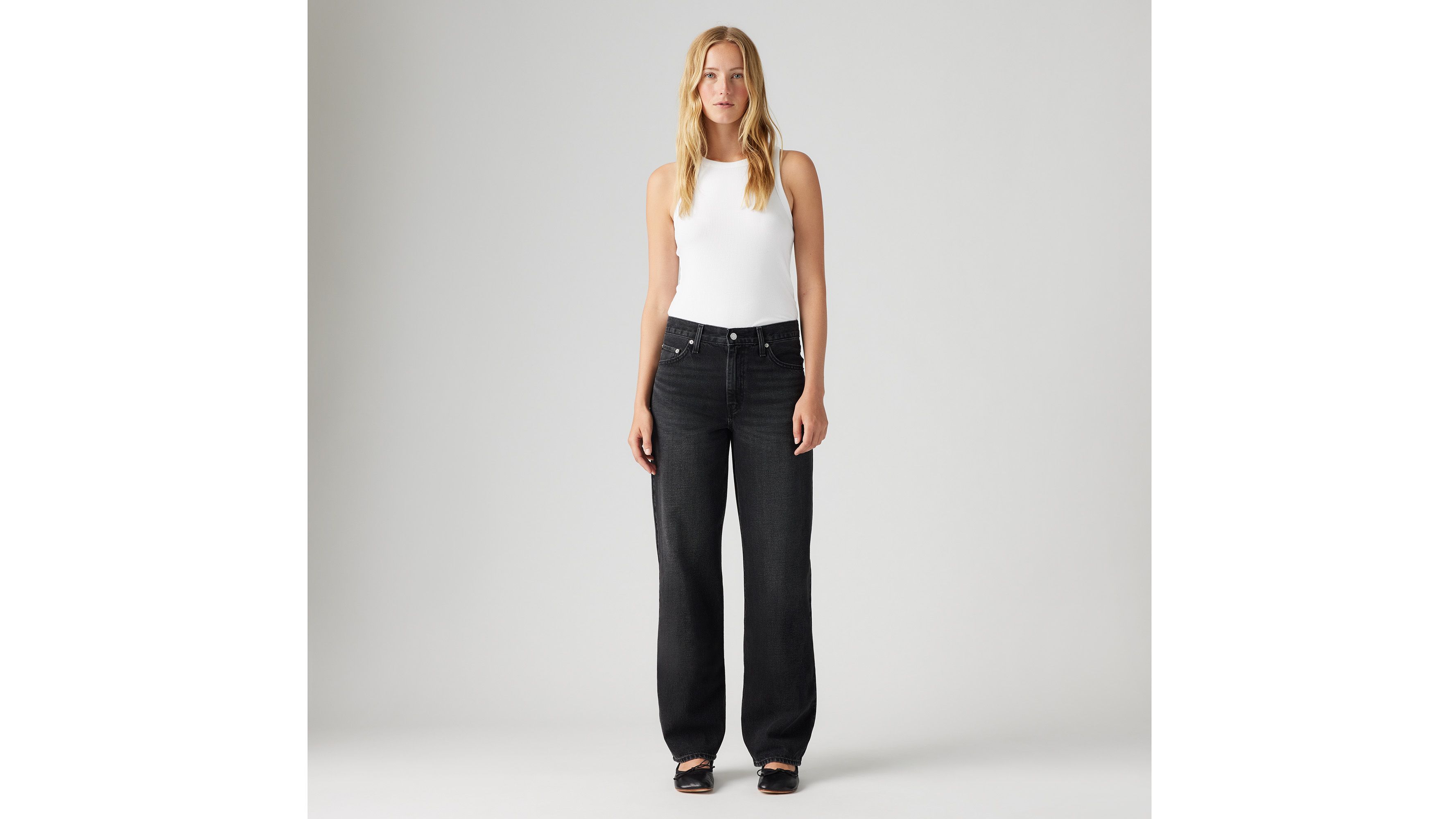 Shop Levi's Baggy Dad Women's Jeans 31x30 In Shrink Up