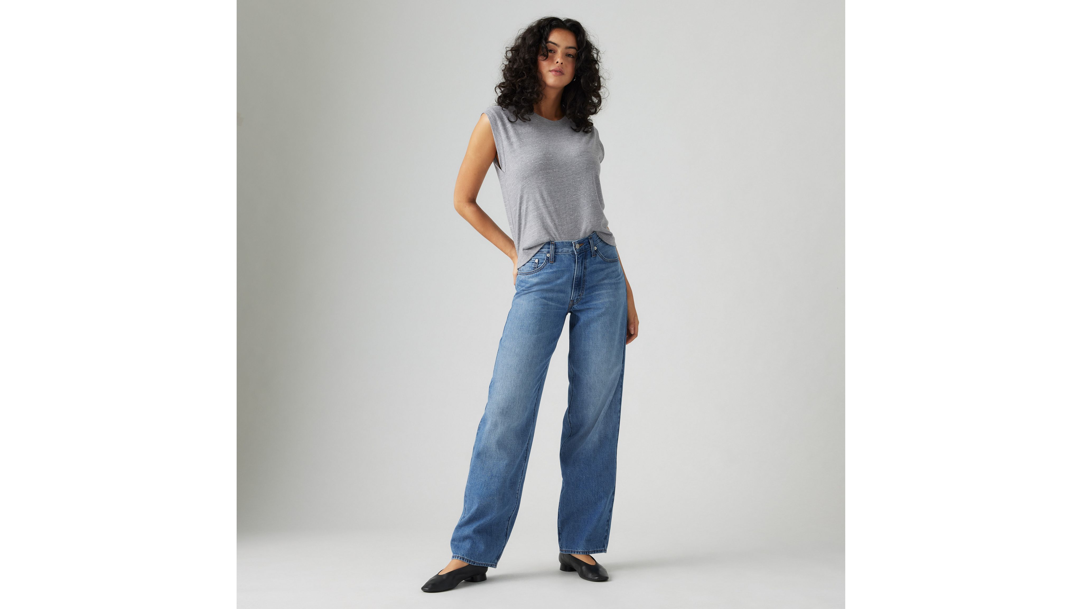 Levi's Baggy Dad Linen+ Denim Lightweight Women's Jeans 29x32