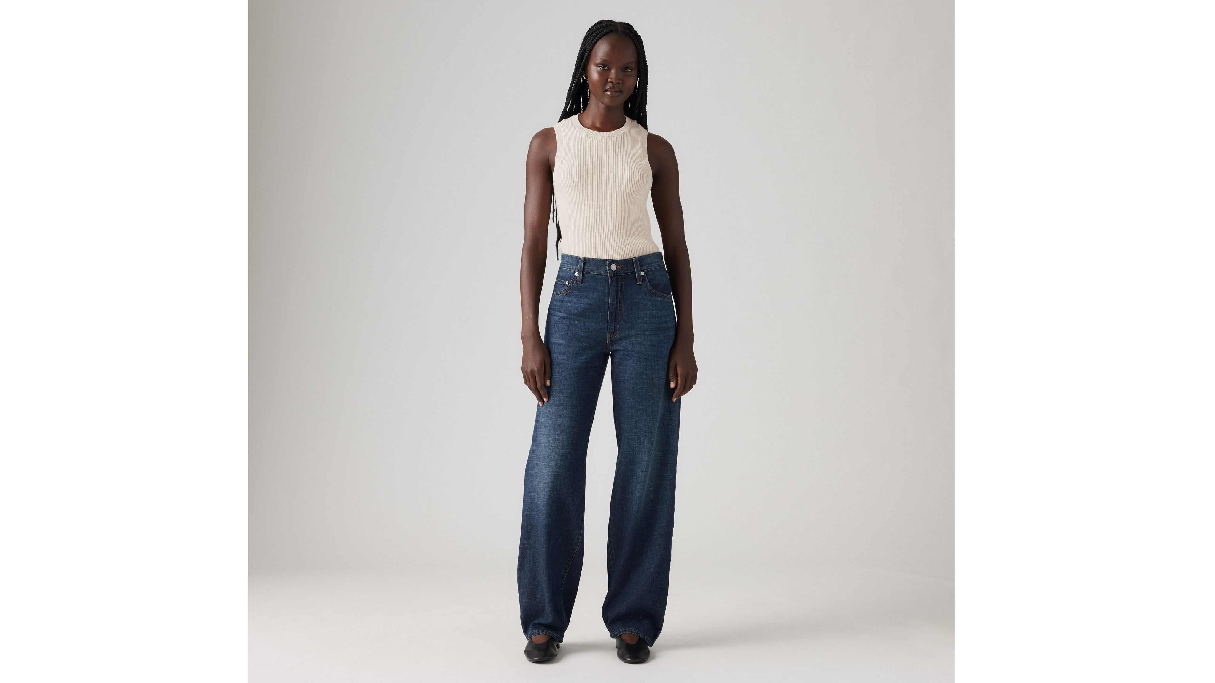 Levi's Baggy Dad Linen+ Denim Jeans In Do You Mind