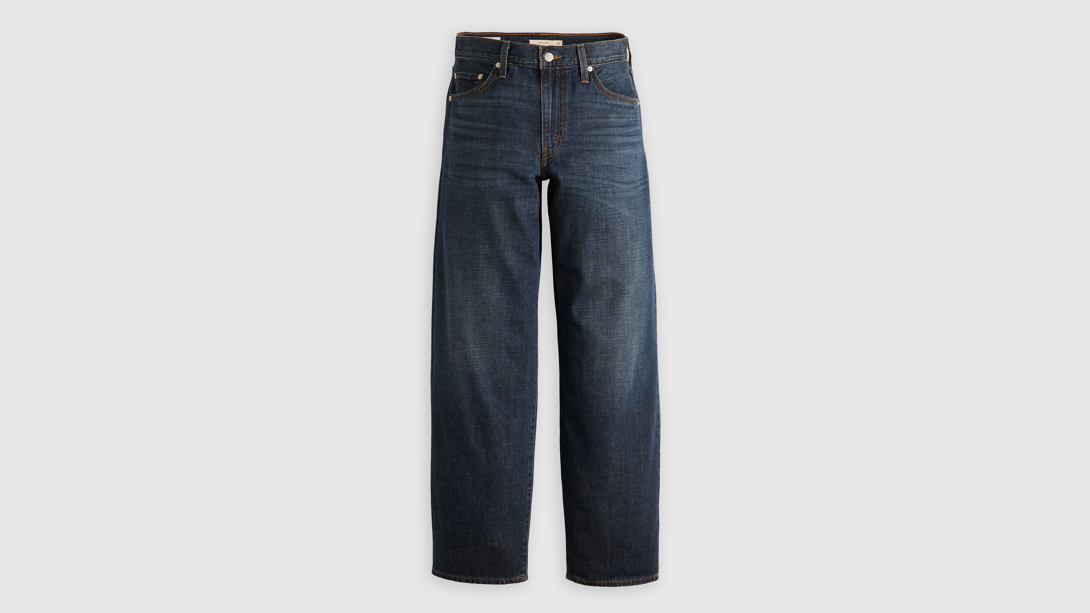 Baggy Dad Linen+ Denim Lightweight Women's Jeans 6