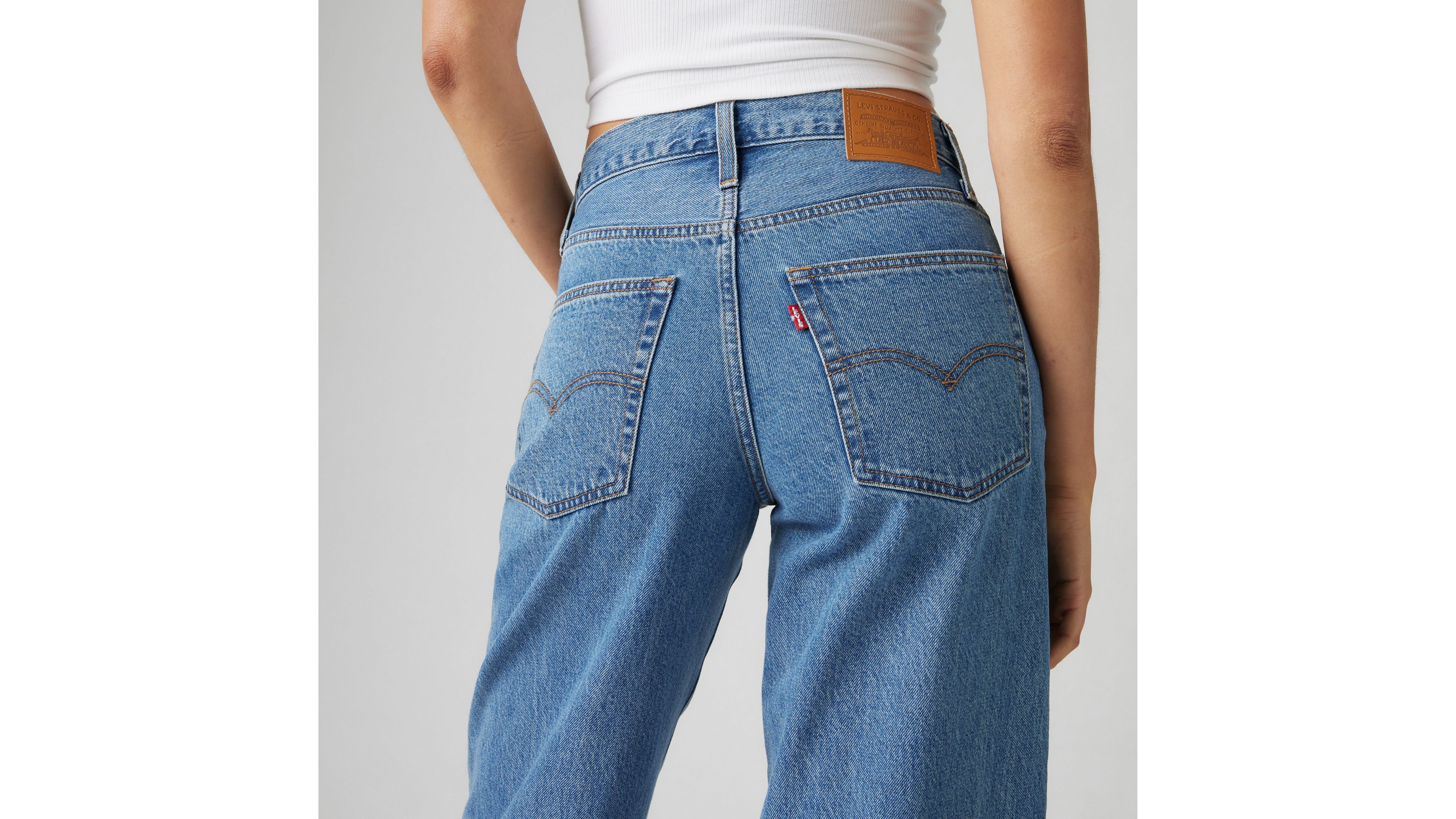 Shop Levi's Baggy Dad Jeans In Own It Stone