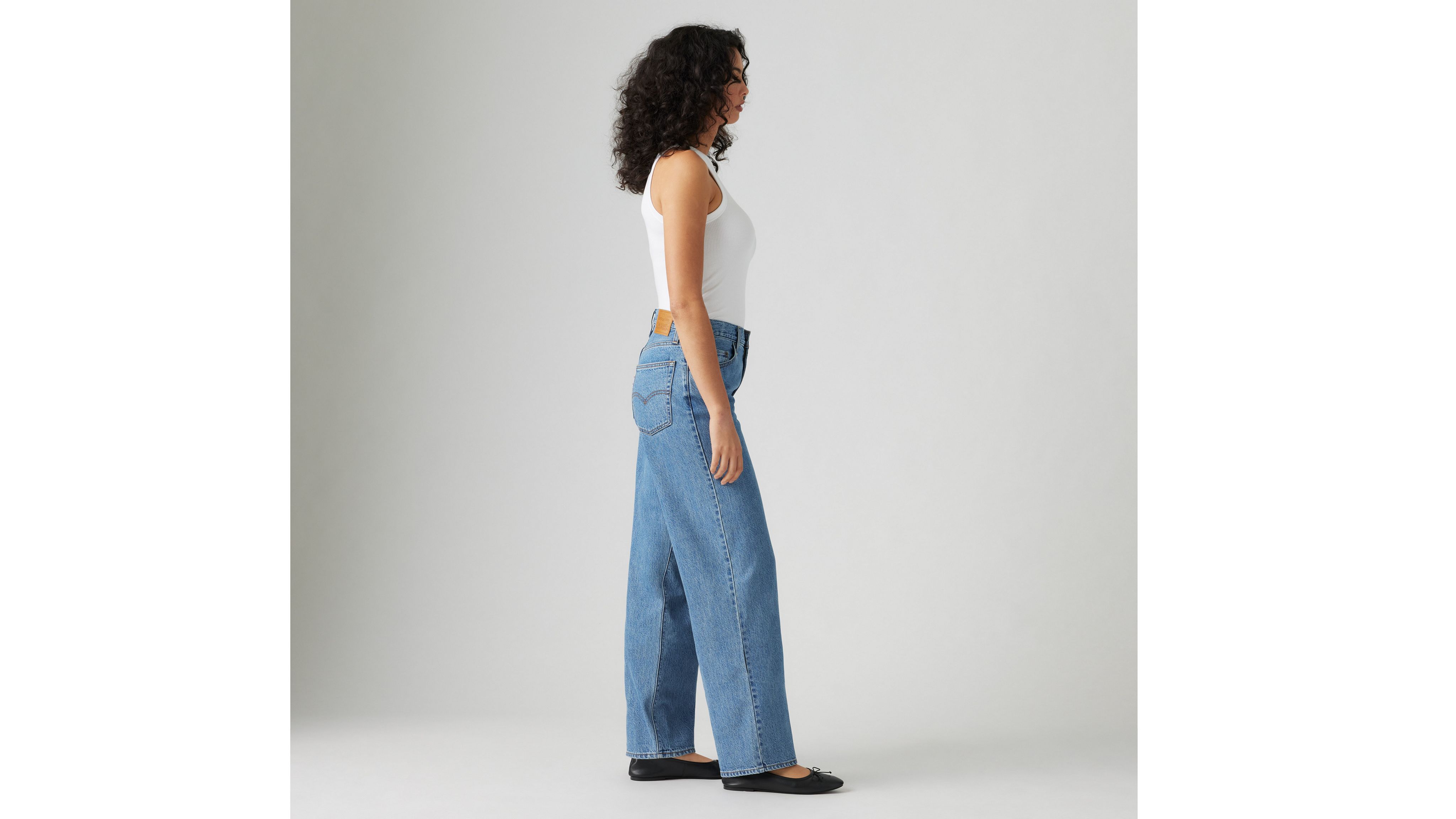 Shop Levi's Baggy Dad Jeans In Own It Stone