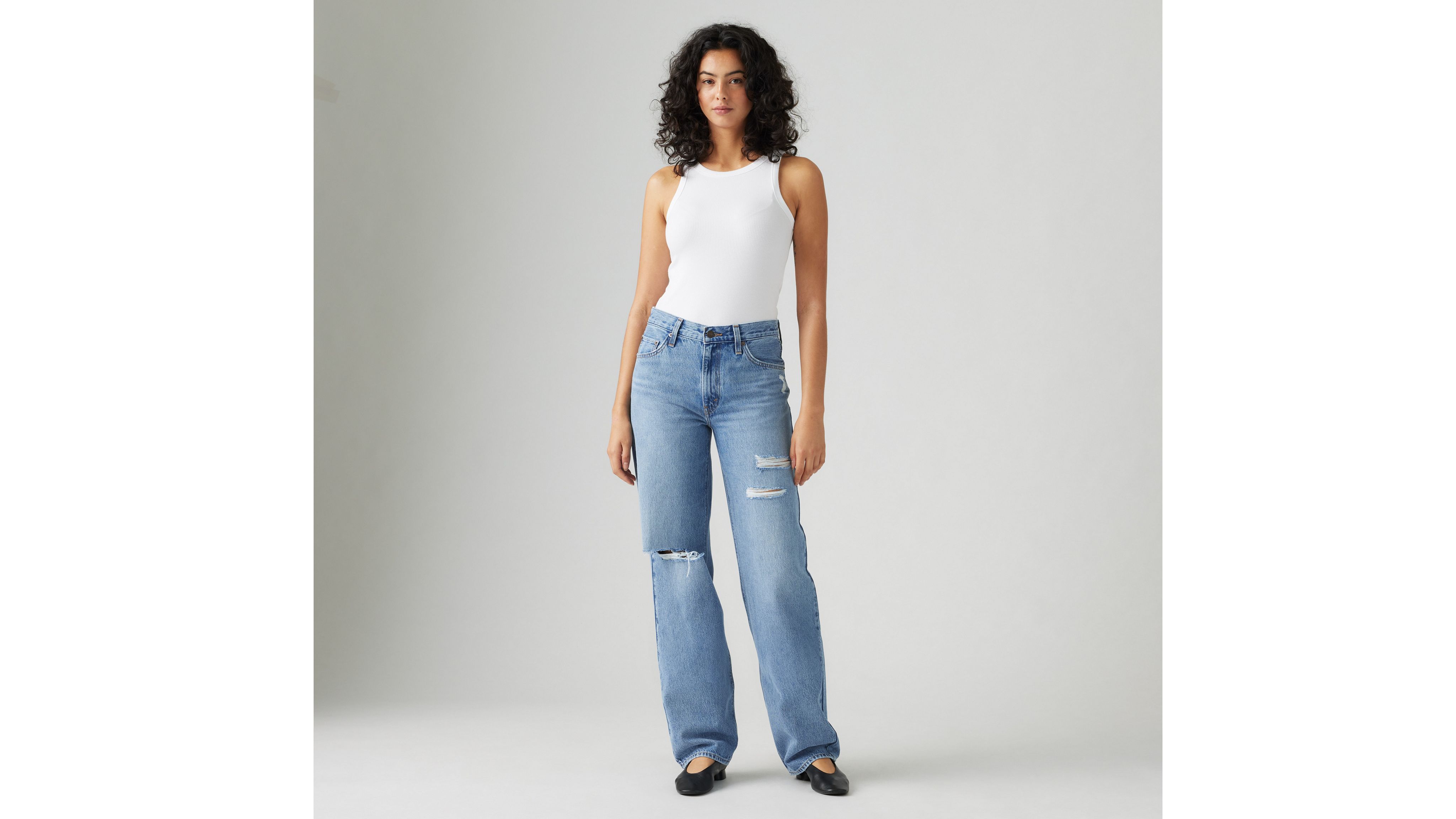 Levi's Baggy Dad Women's Jeans 28x32 In Received The Wire