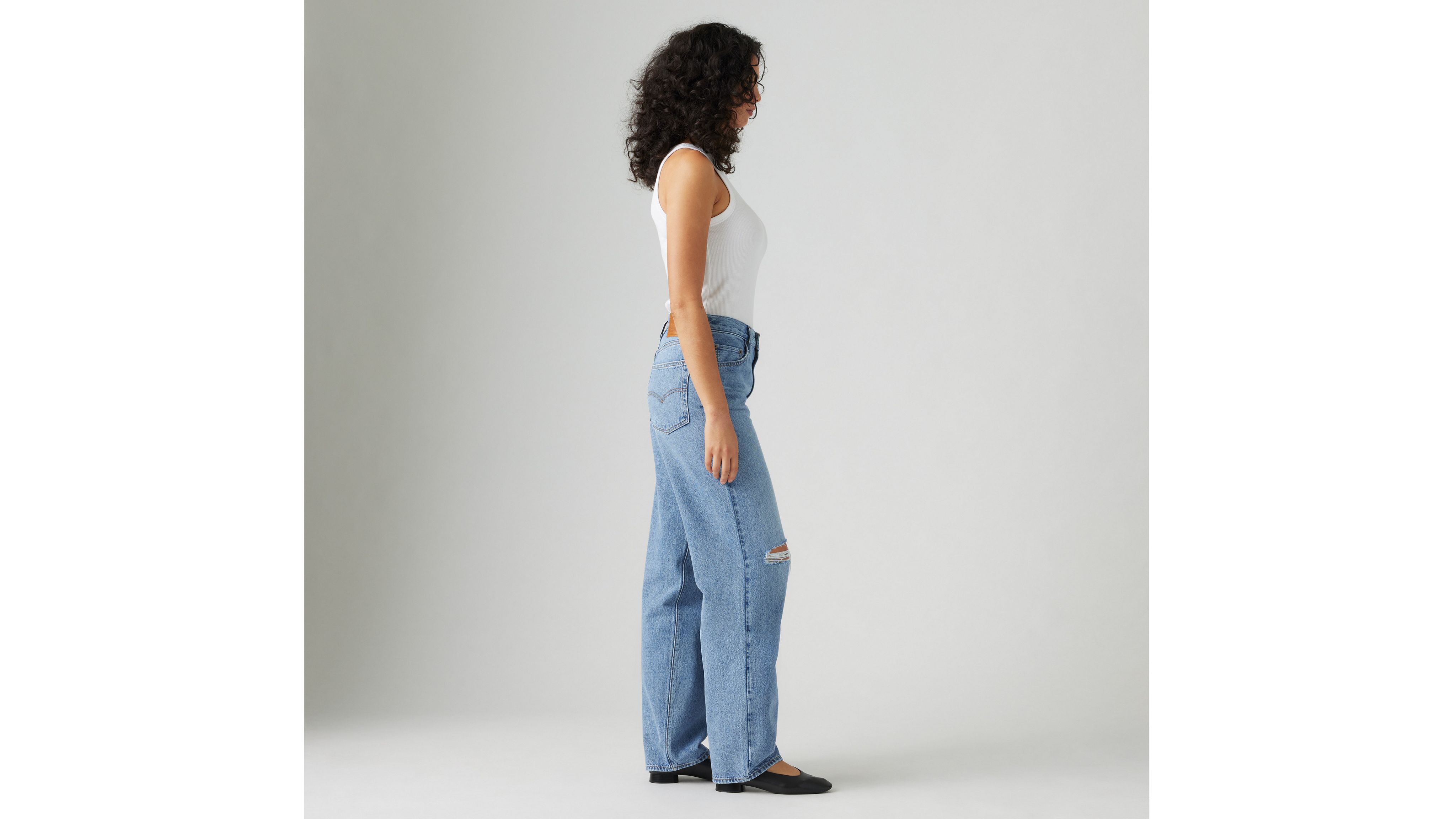 Levi's Baggy Dad Women's Jeans 28x32 In Received The Wire