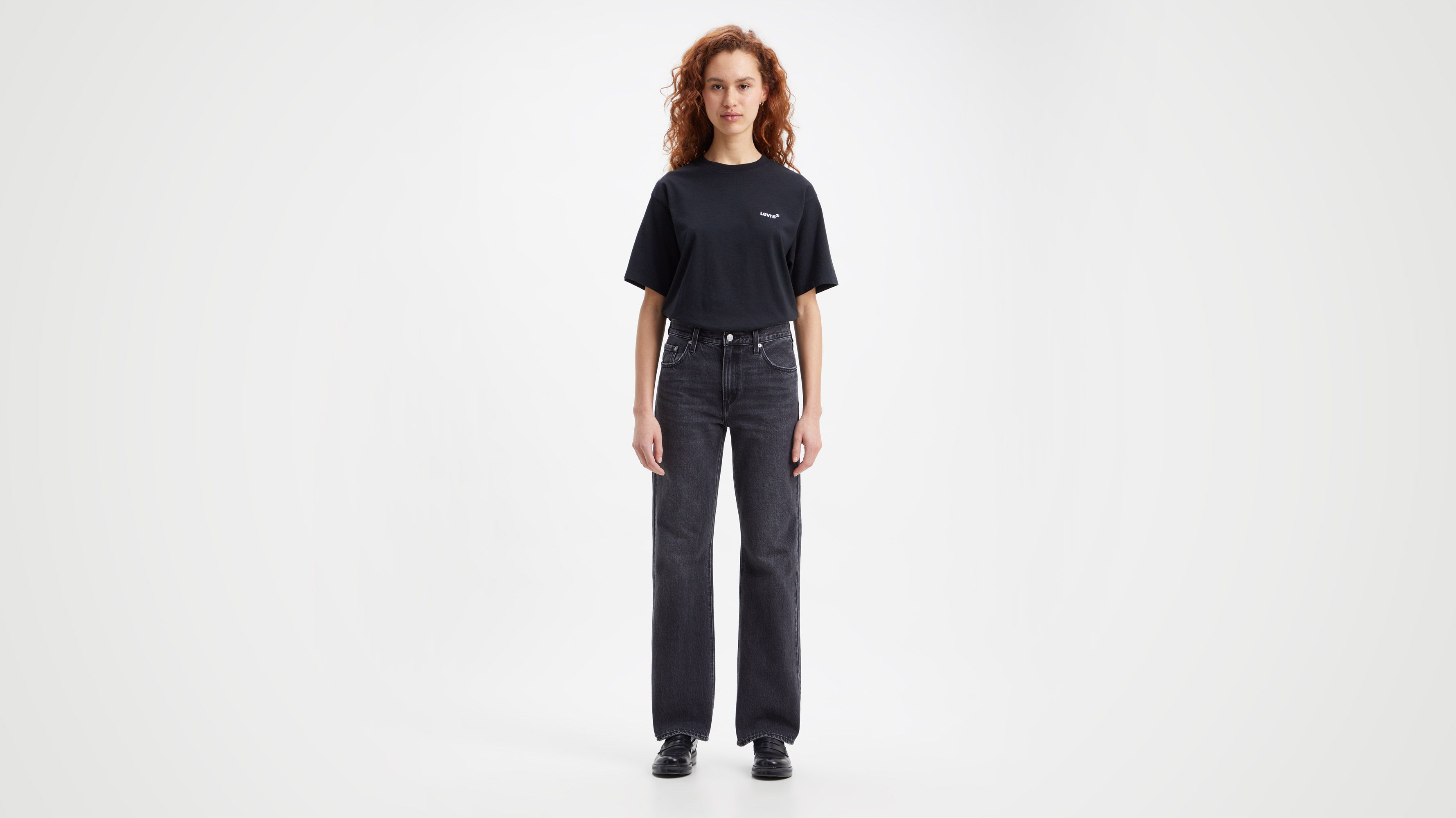 Baggy Boot Jeans - Black | Levi's® BE