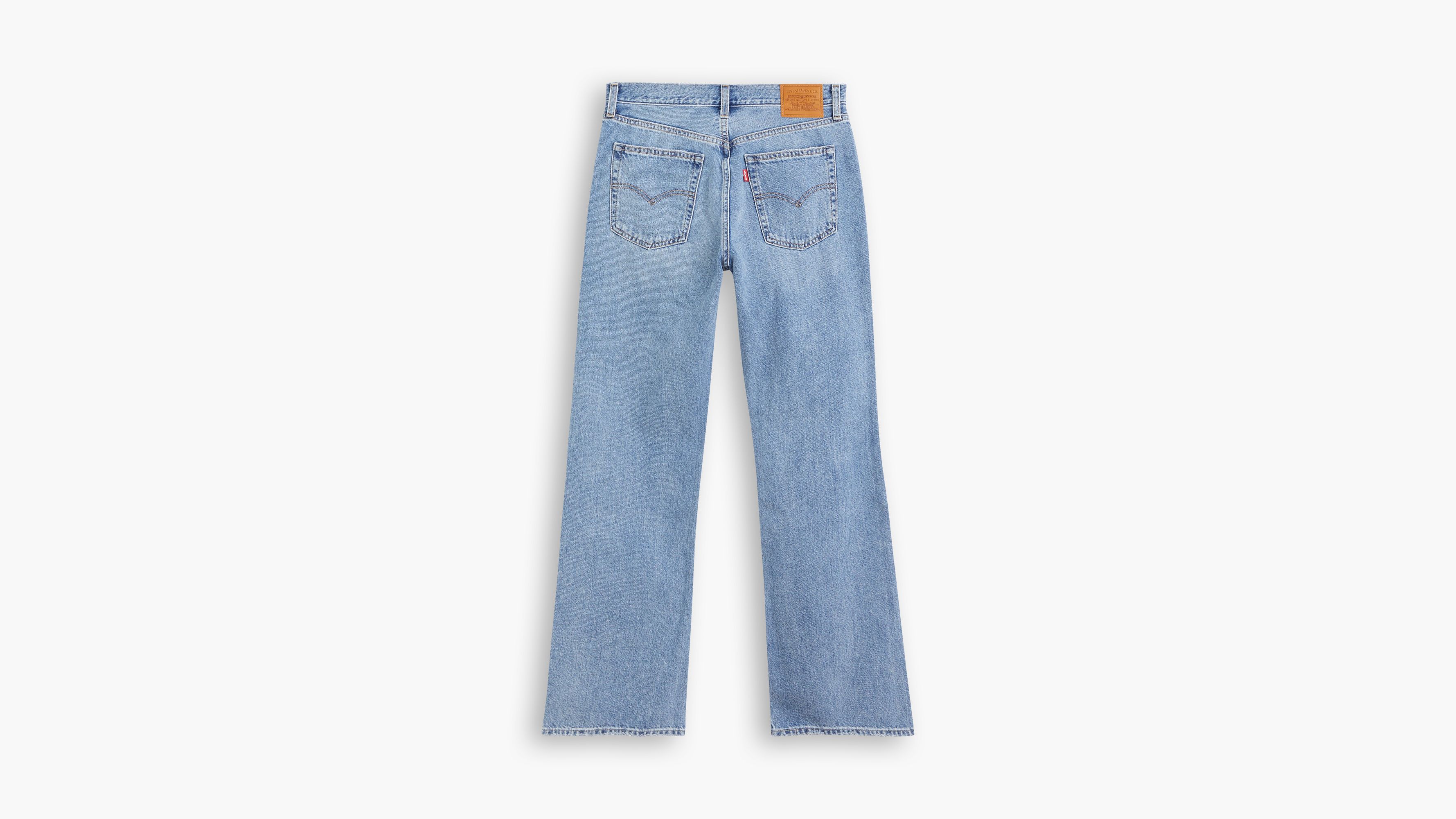 Baggy Bootcut Women's Jeans - Light Wash