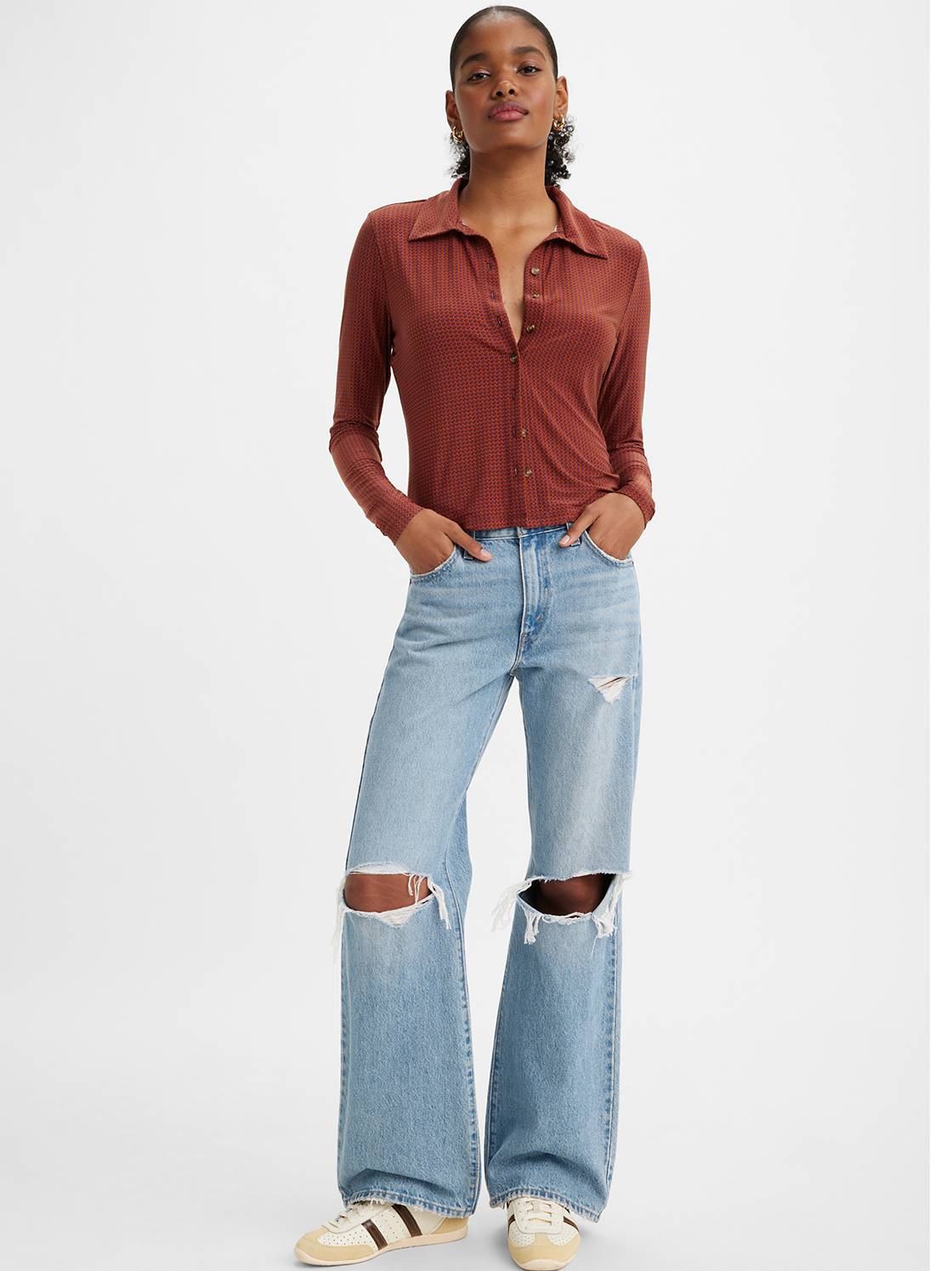 Baggy Bootcut Jeans 1