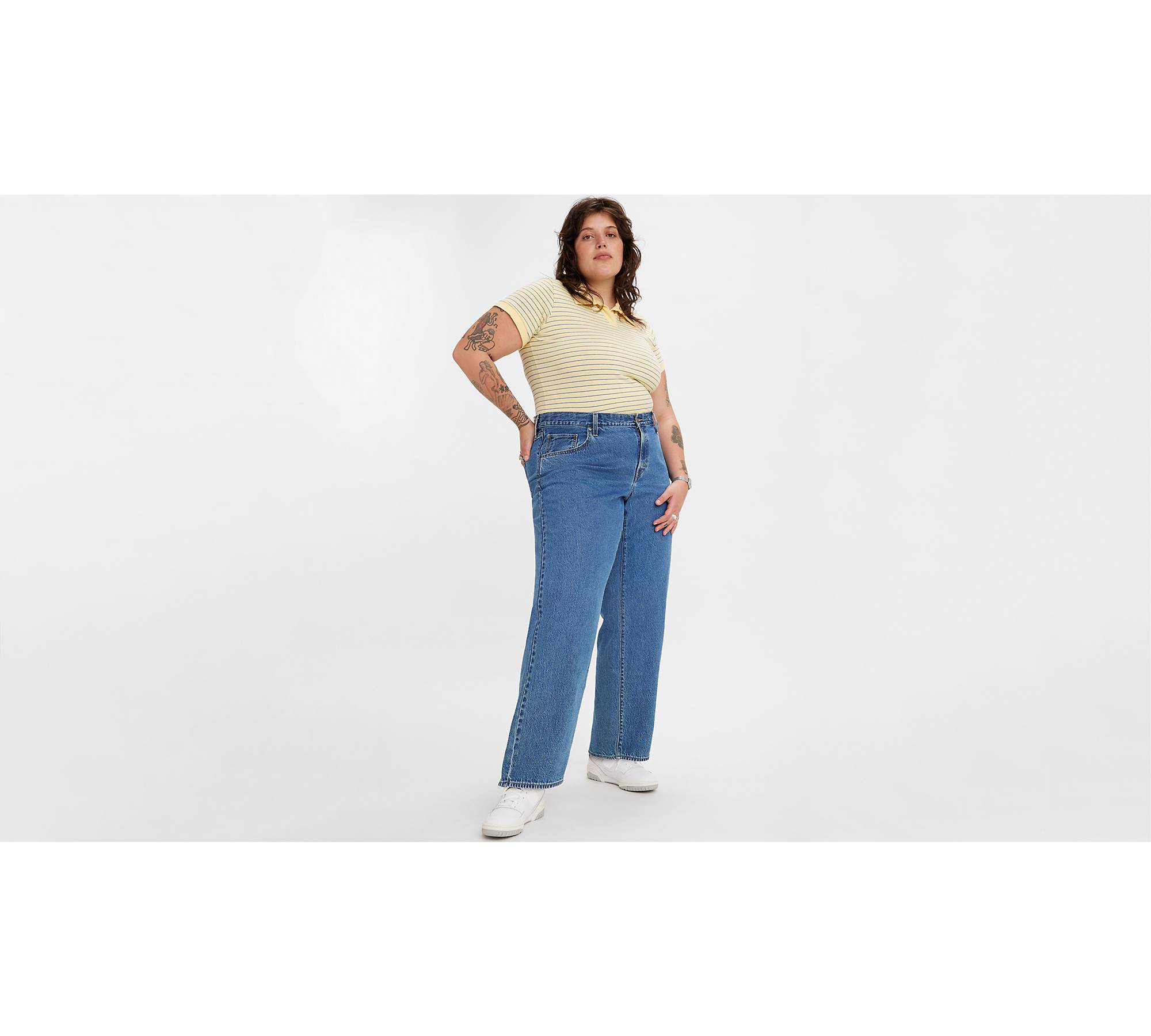 Baggy Dad Women's Jeans (Plus Size) 1