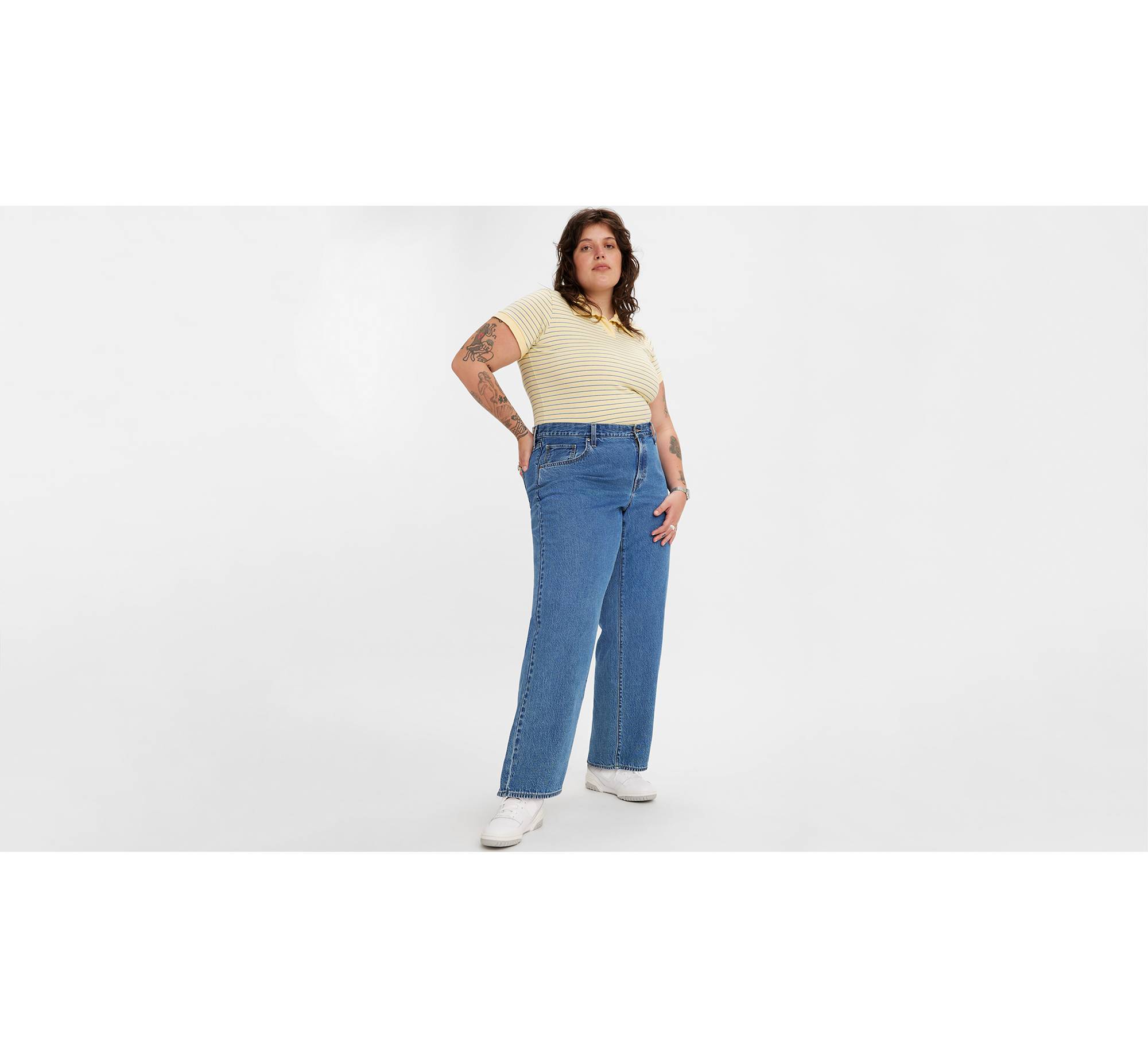 Baggy Dad Women's Jeans (Plus Size) 1