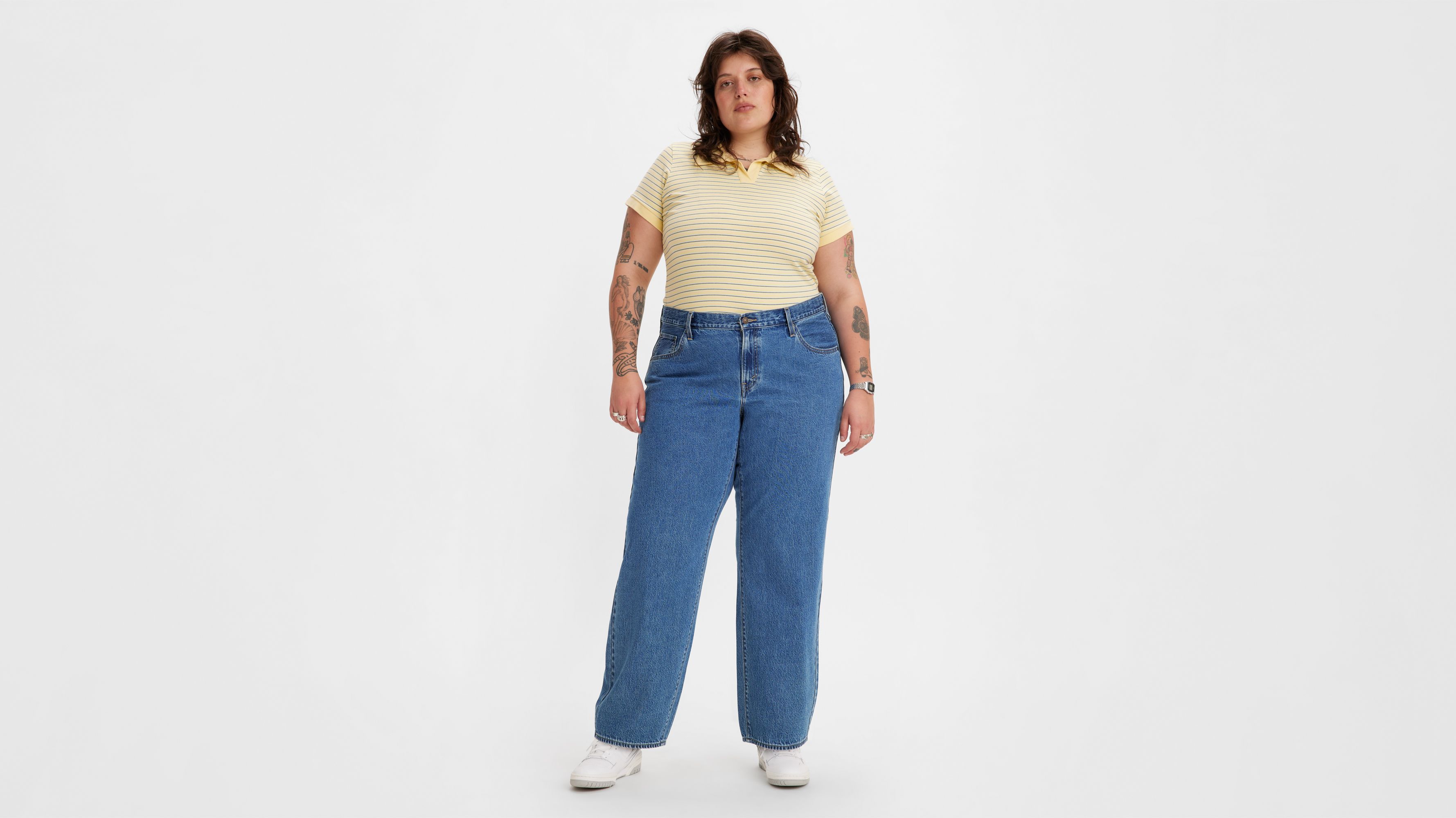Baggy Pants Women Plus Size Wide Leg Sweat Pants Oversized High