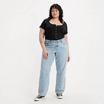 Baggy Dad Women's Jeans (Plus Size) 5