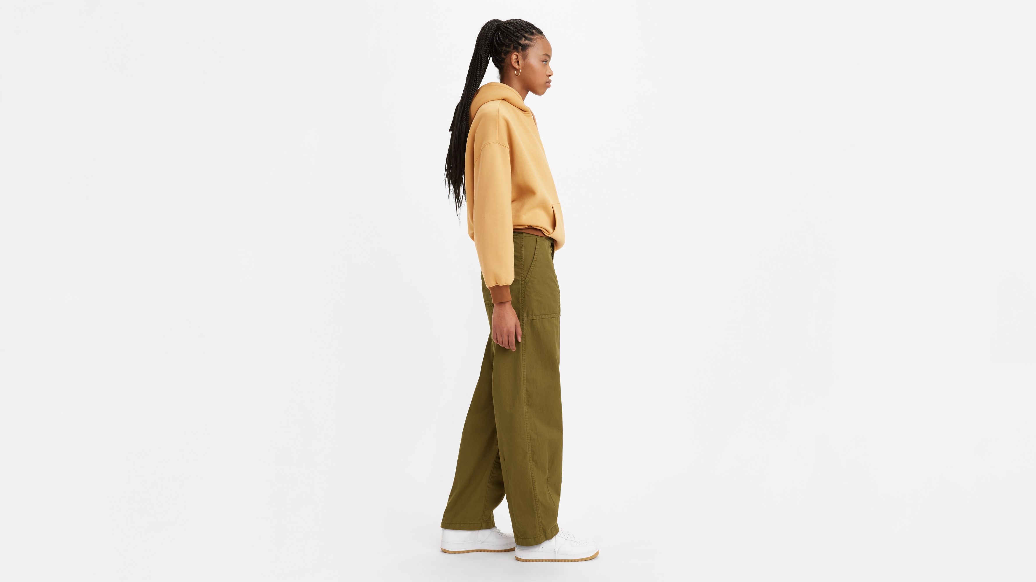 Baggy Surplus Pants - Green