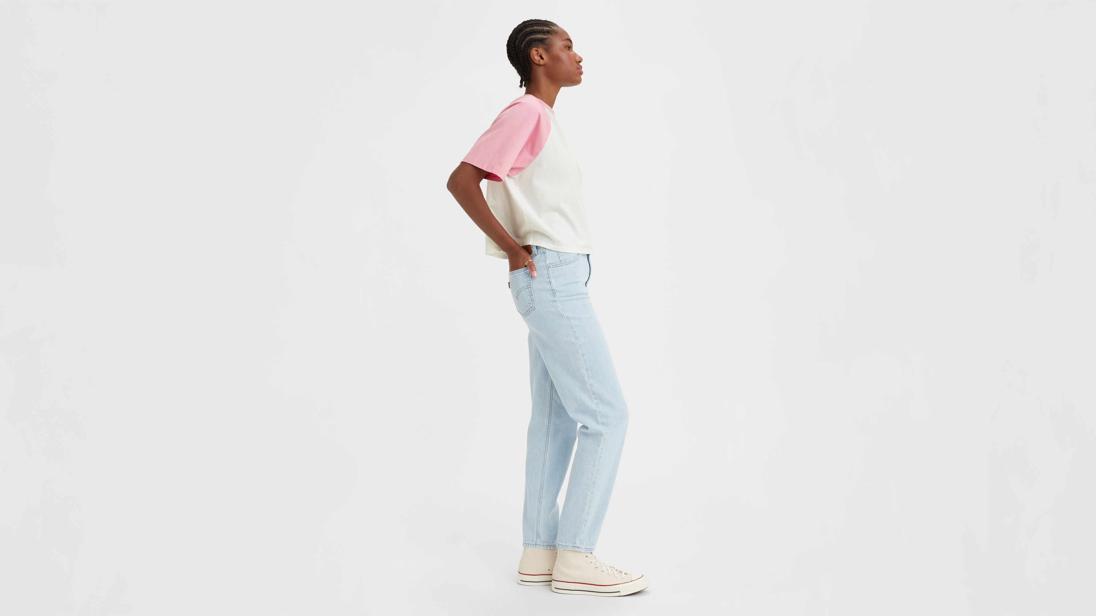 80s Mom Women's Jeans - White