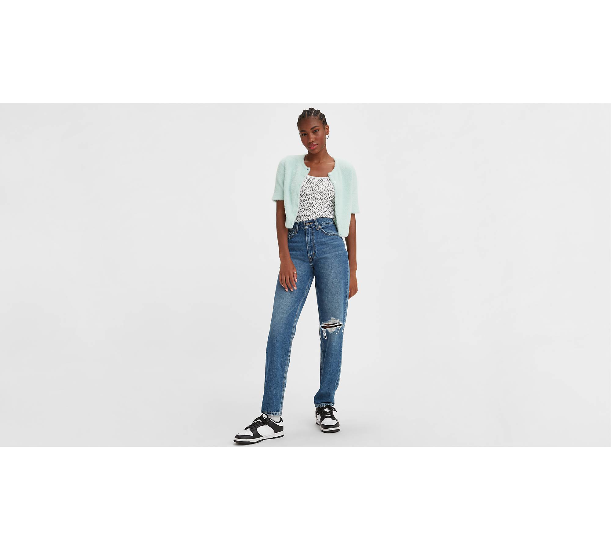Levi's® 80S MOM - Jeans Tapered Fit - tough cookie/blue denim 