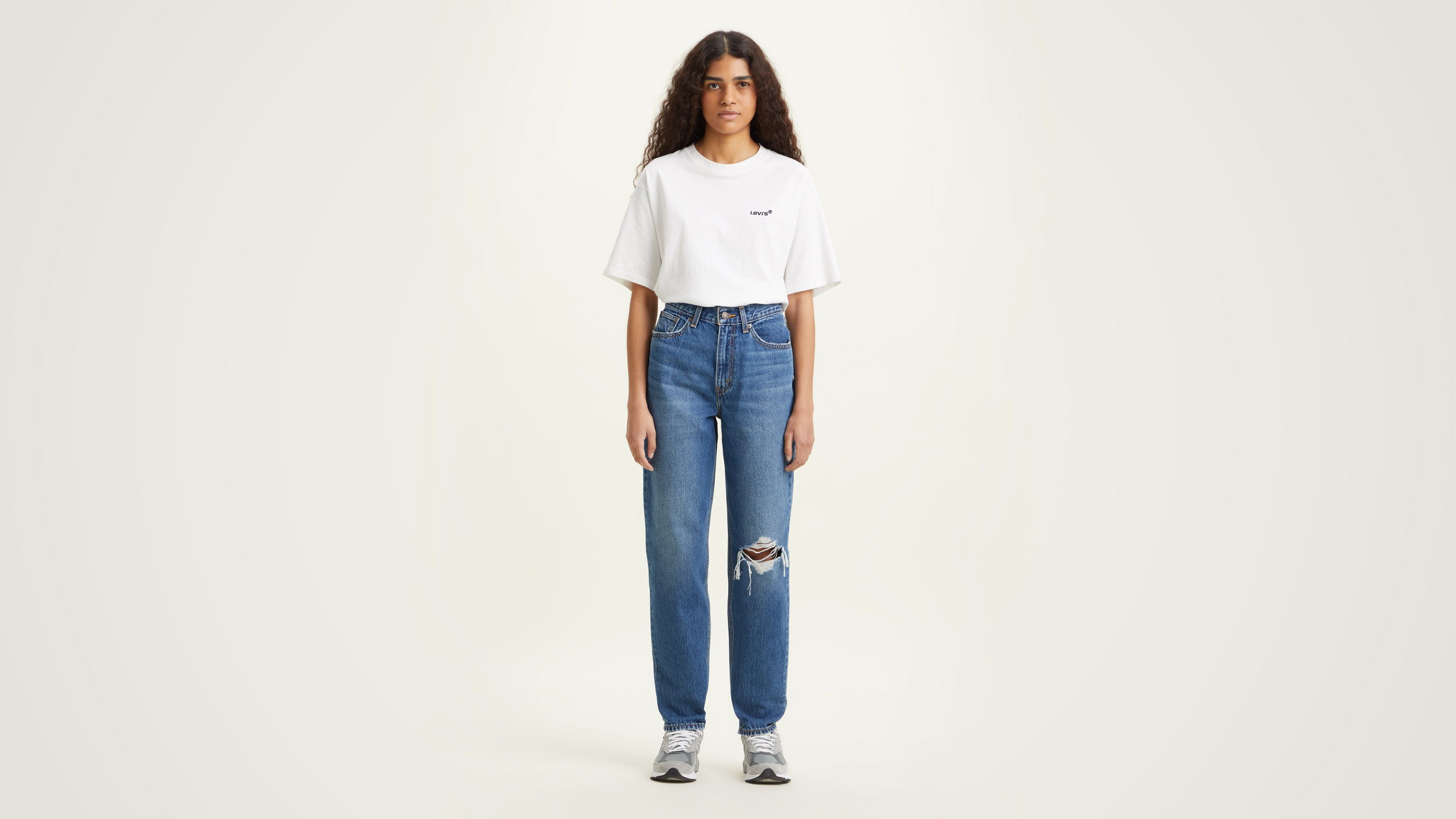 LEVI'S 80S MOM JEAN, Blue Women's Denim Trousers