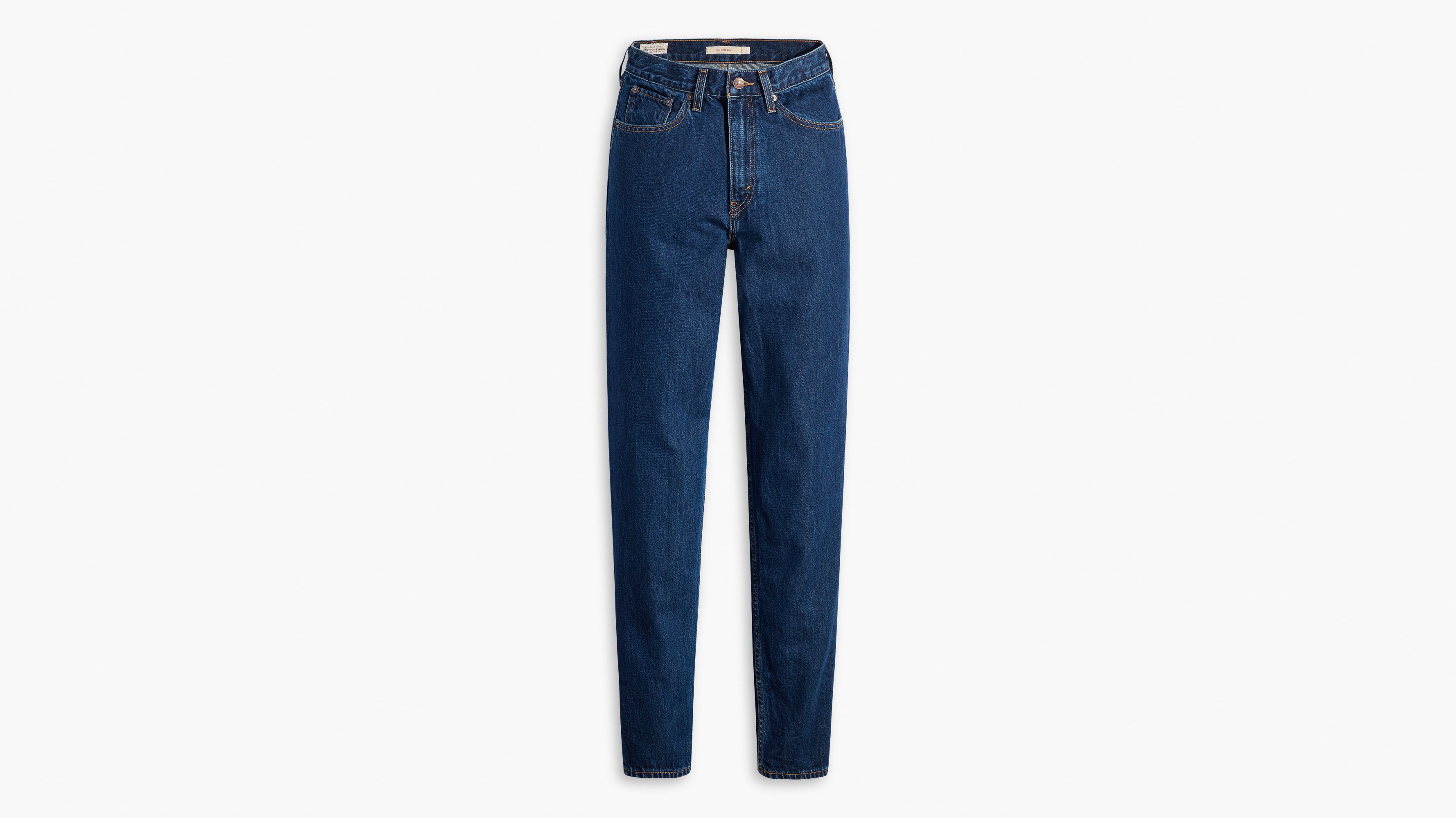 Levi's® 80S MOM - Jeans Tapered Fit - medium indigo worn in/blue denim 