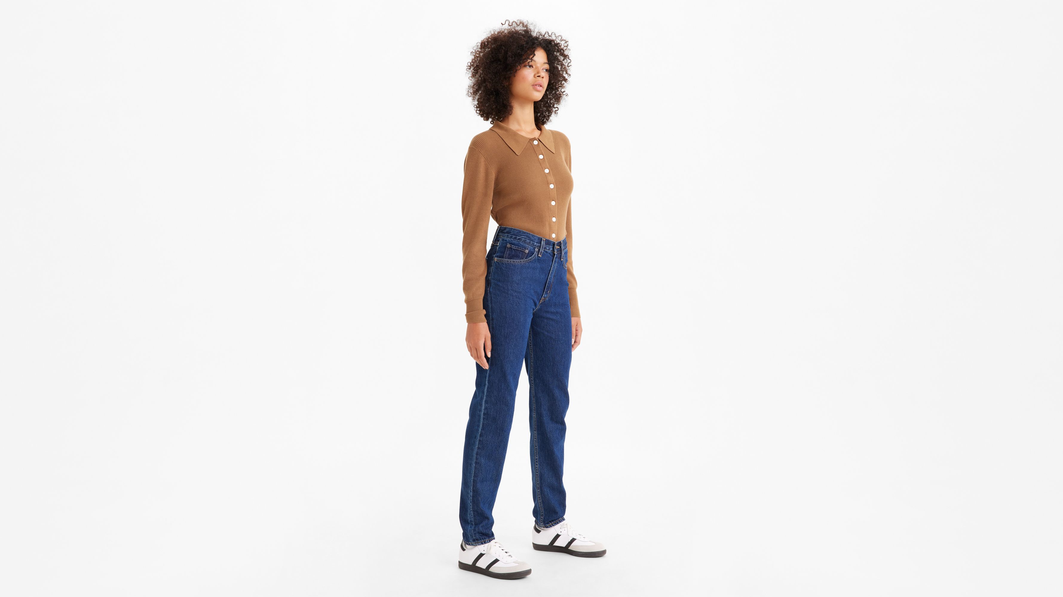 80s Mom Women's Jeans - Dark Wash