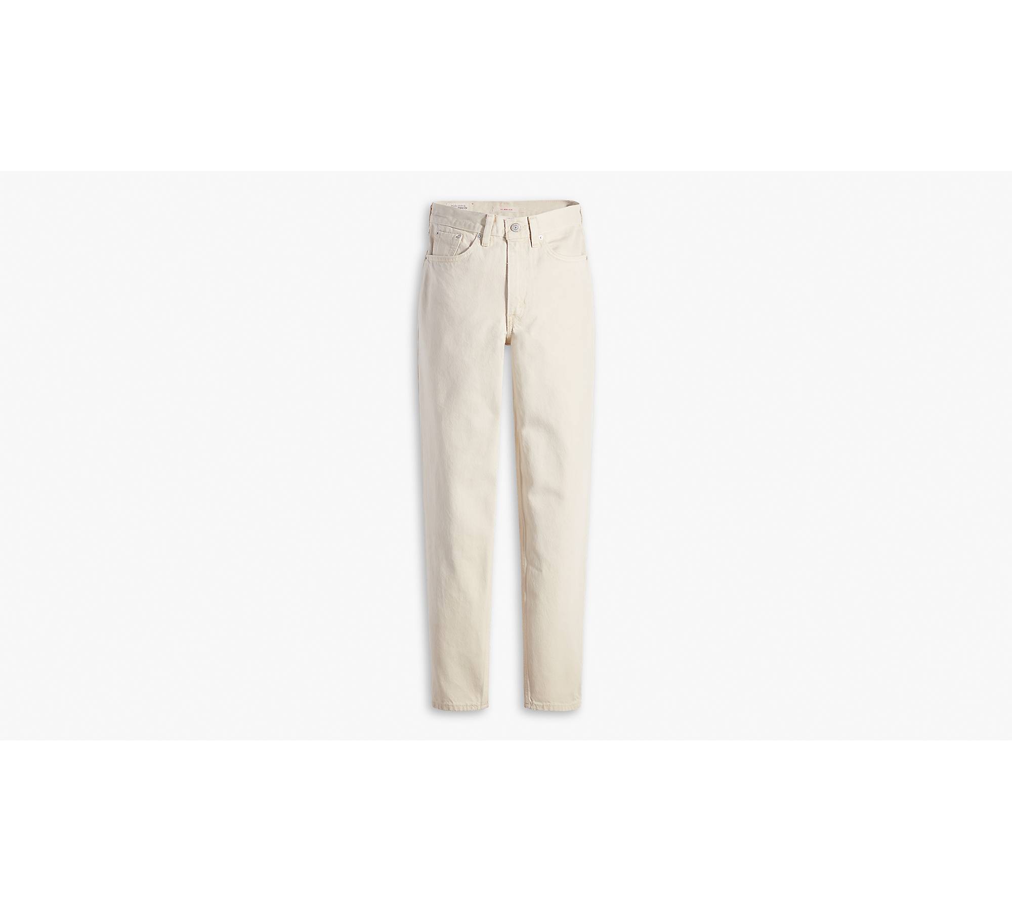Women's Vintage MCM White Cotton Stretch Denim Breeches Capri Jeans Si