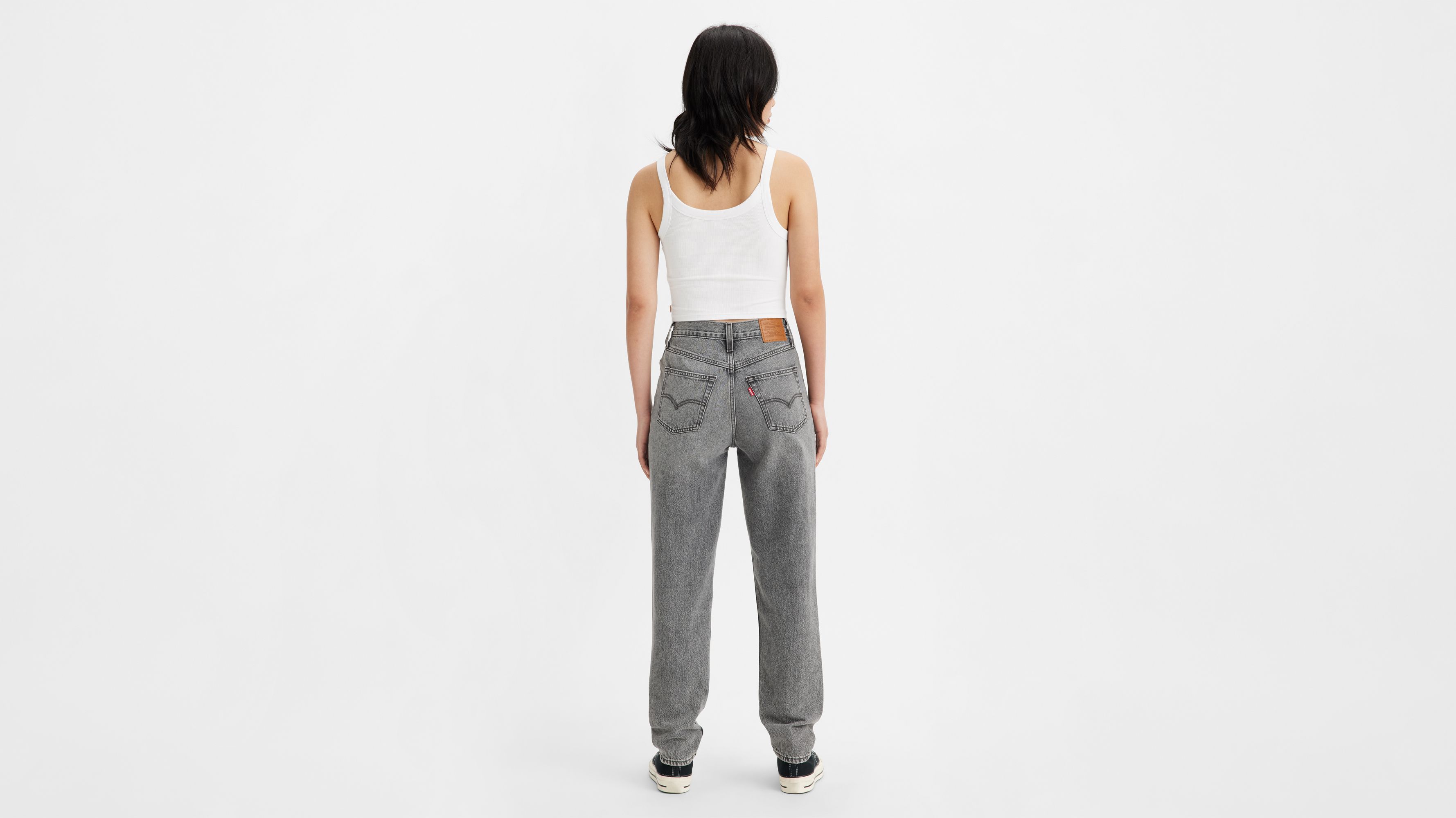 Levi's® 80S MOM - Jeans Tapered Fit - what once was/grey denim 